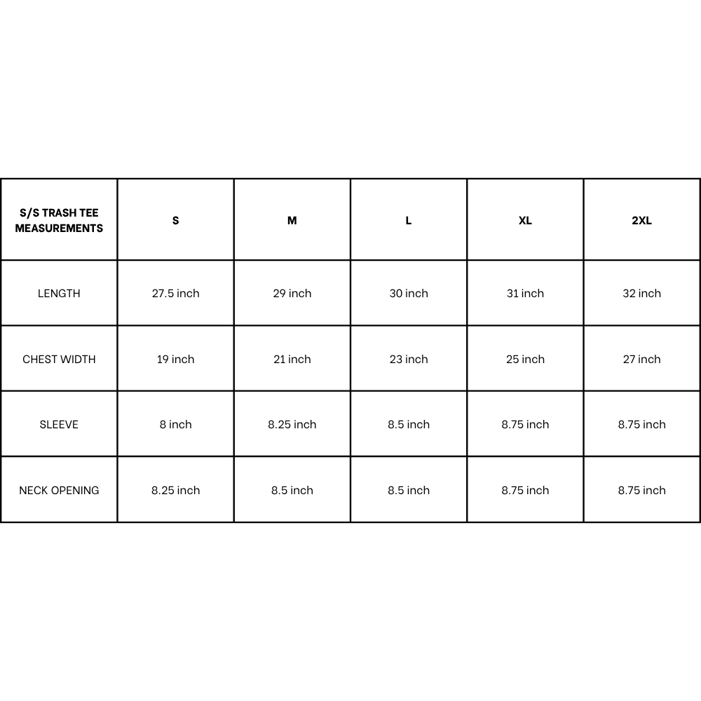 black tee size chart banh mi thao.png