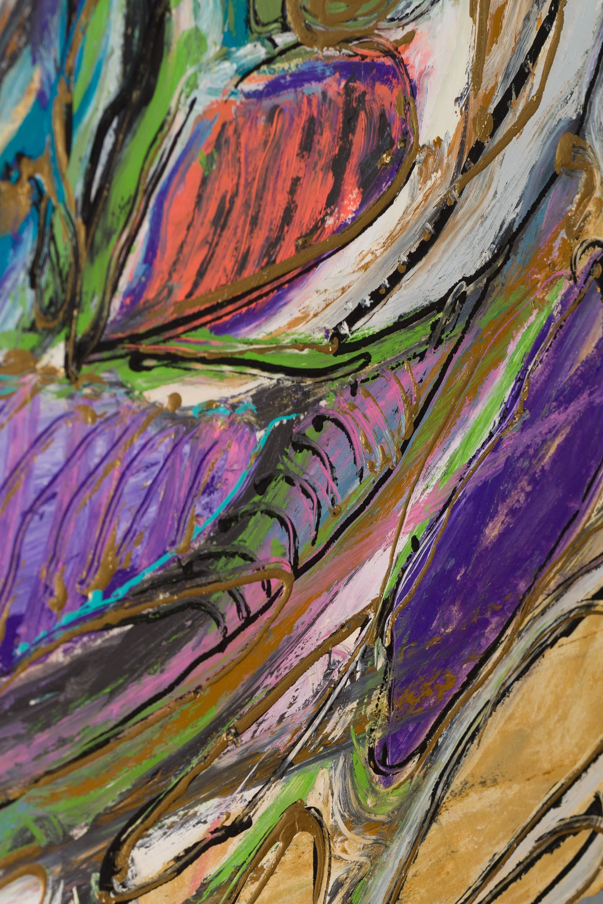 Drawing 16, oil on paper, 76 x 56 cm, 2025