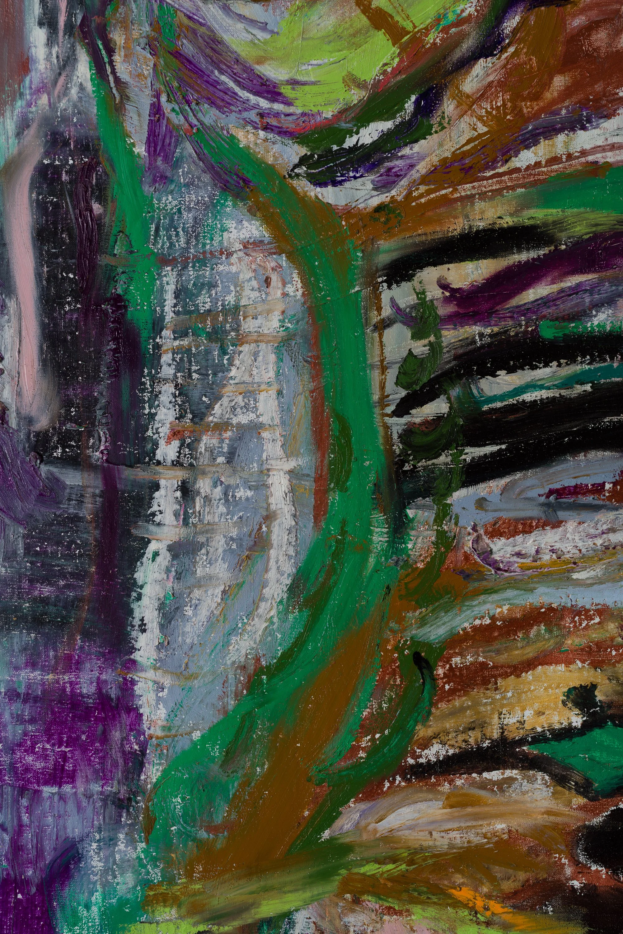 Untitled 9, oil on canvas, 223 x 170 cm, march 2025