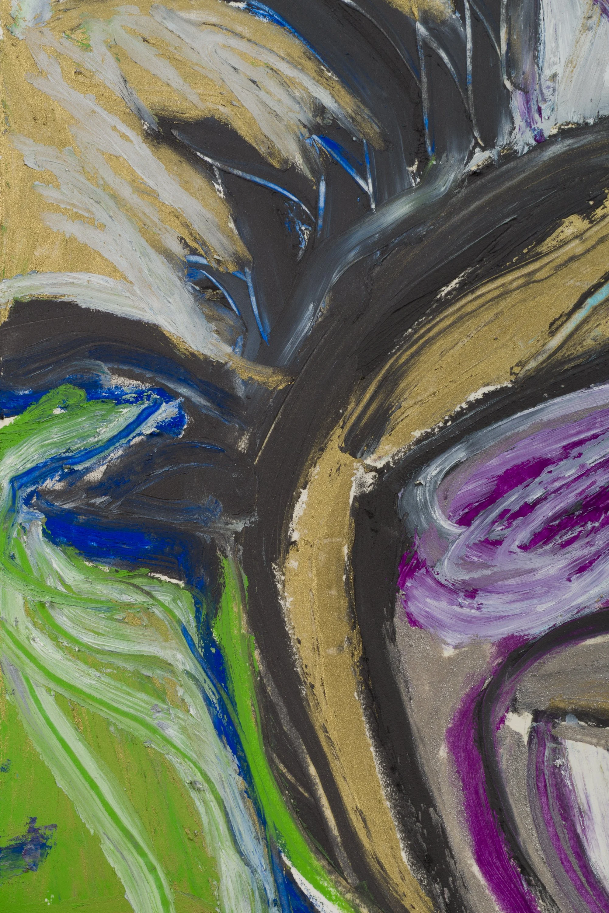 Drawing 14, oil on paper, 76 x 56 cm, 2025