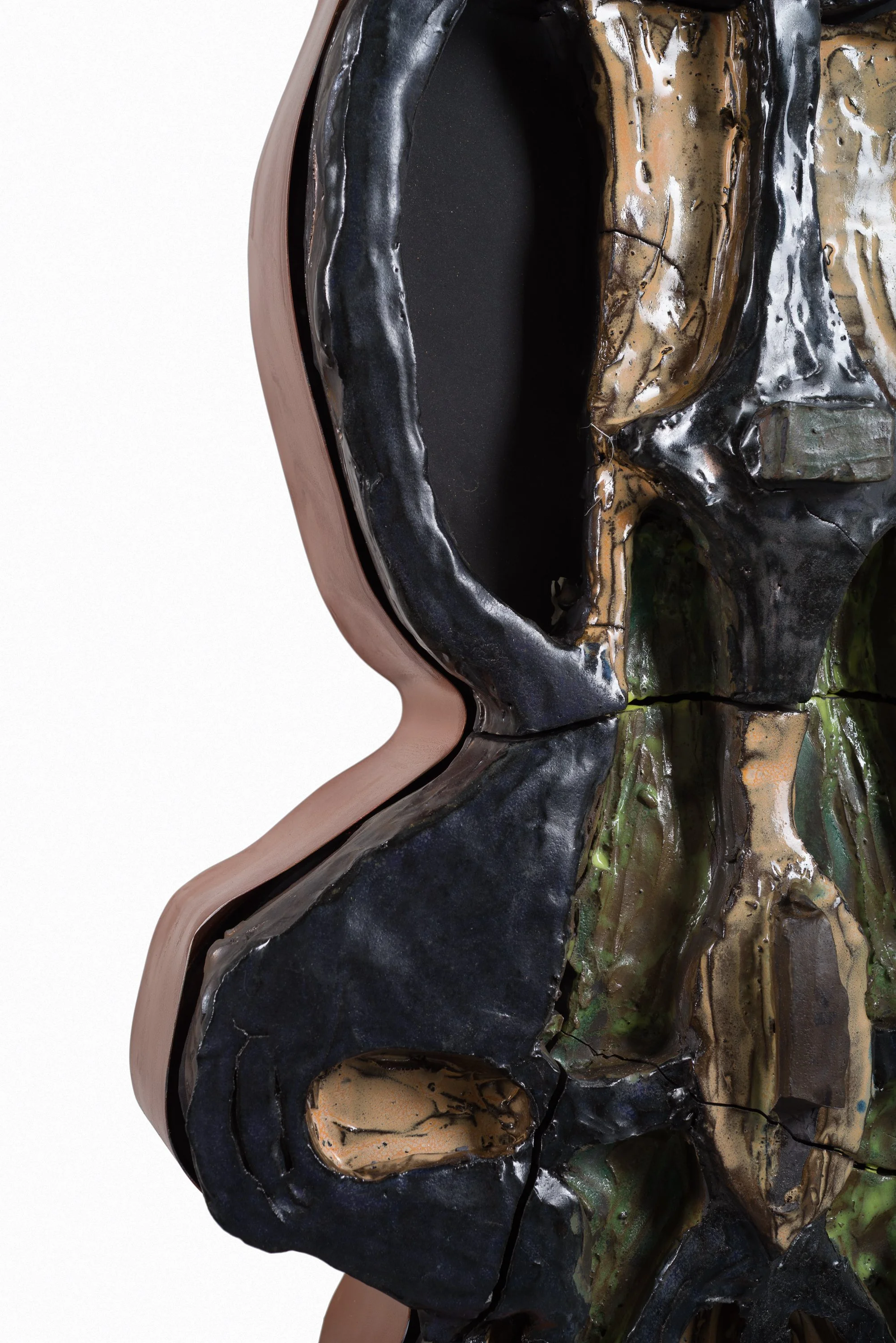 Colonne 1, ceramic, 180 x 70 x 5 cm, 2025