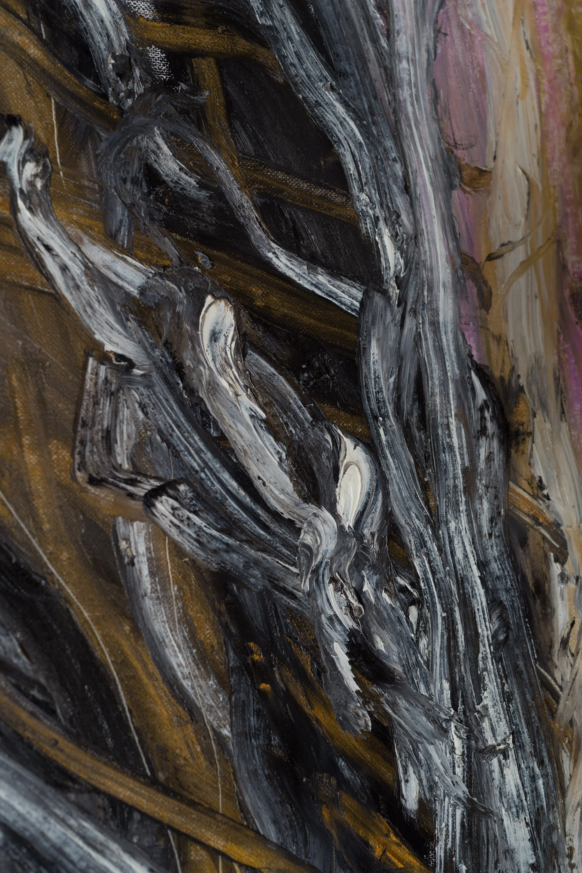 Untitled 12, oil on canvas, 223 x 180 cm, march 2025