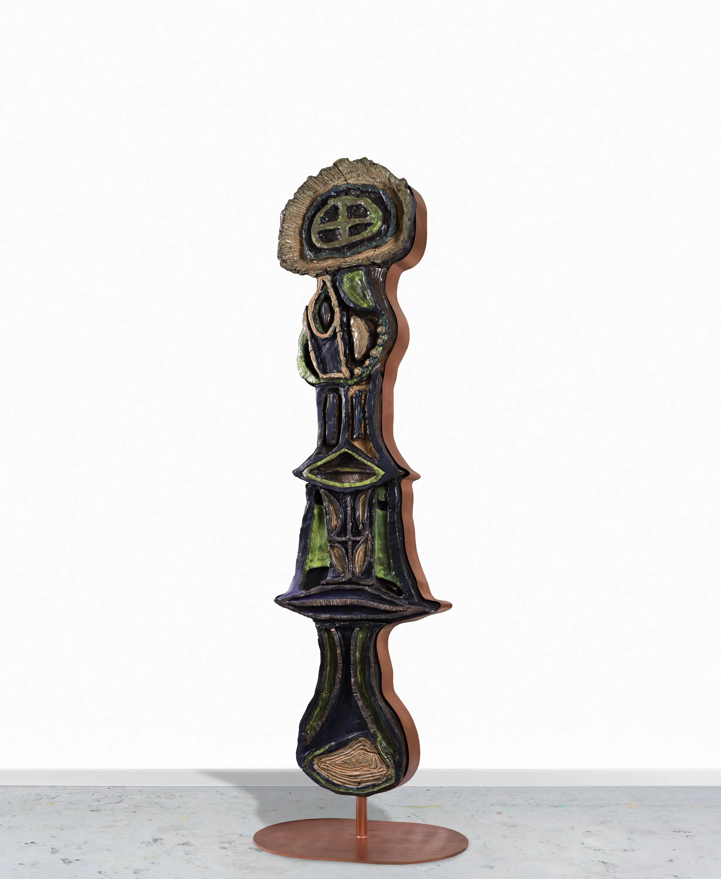 Colonne 2, ceramic, 180 x 70 x 5 cm, 2025