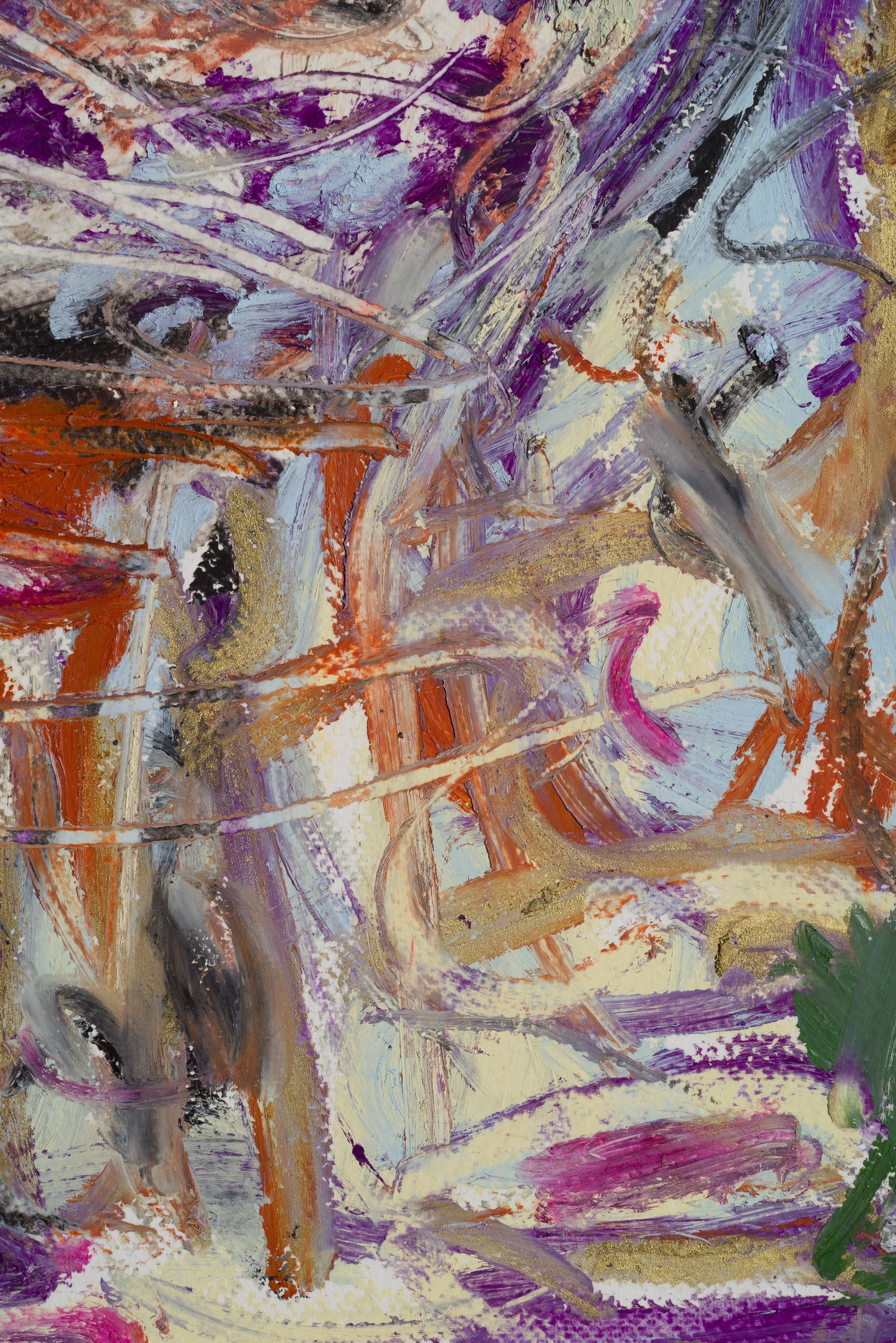 Drawing 10, oil on paper, 76 x 56 cm, 2025