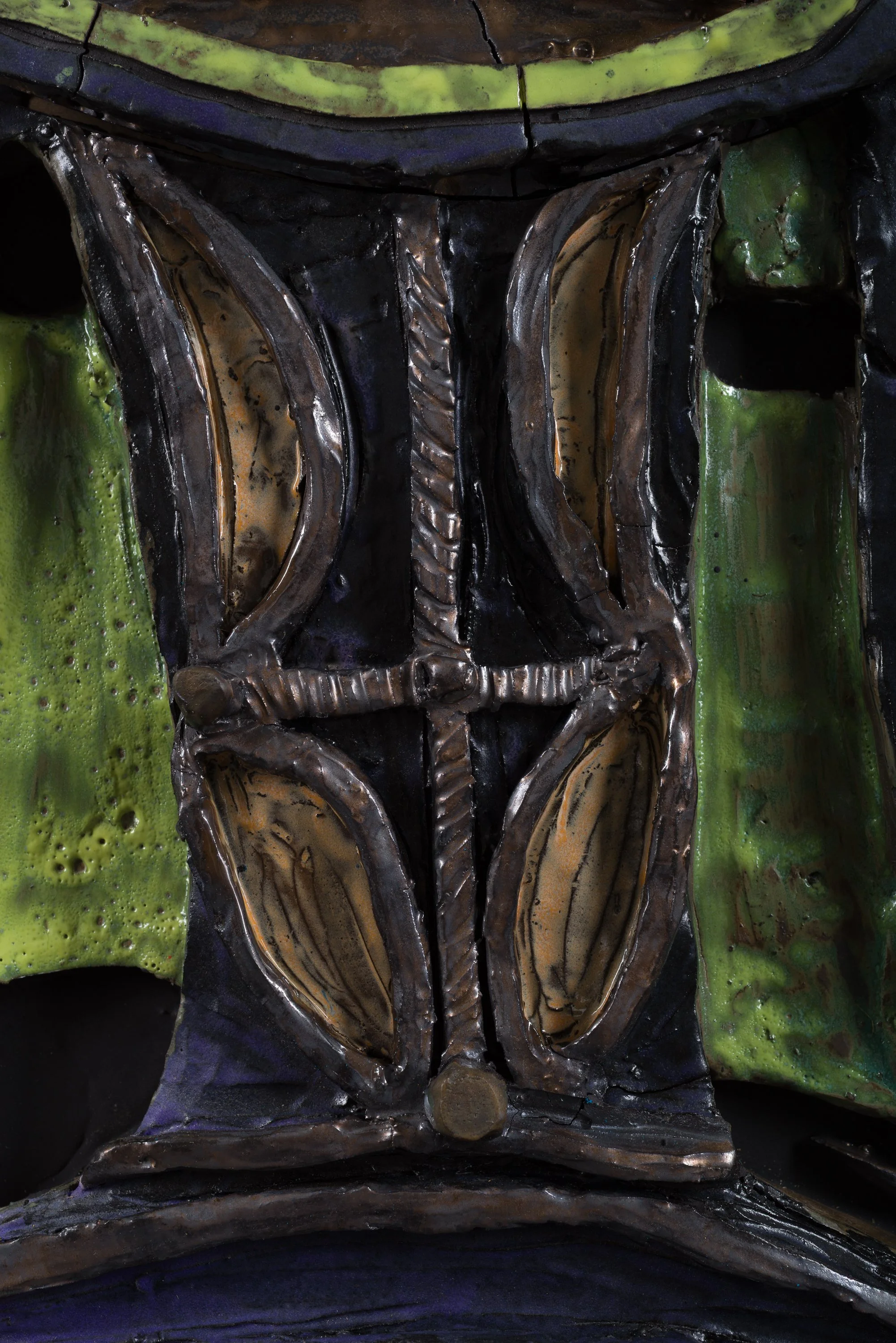 Colonne 2, ceramic, 180 x 70 x 5 cm, 2025