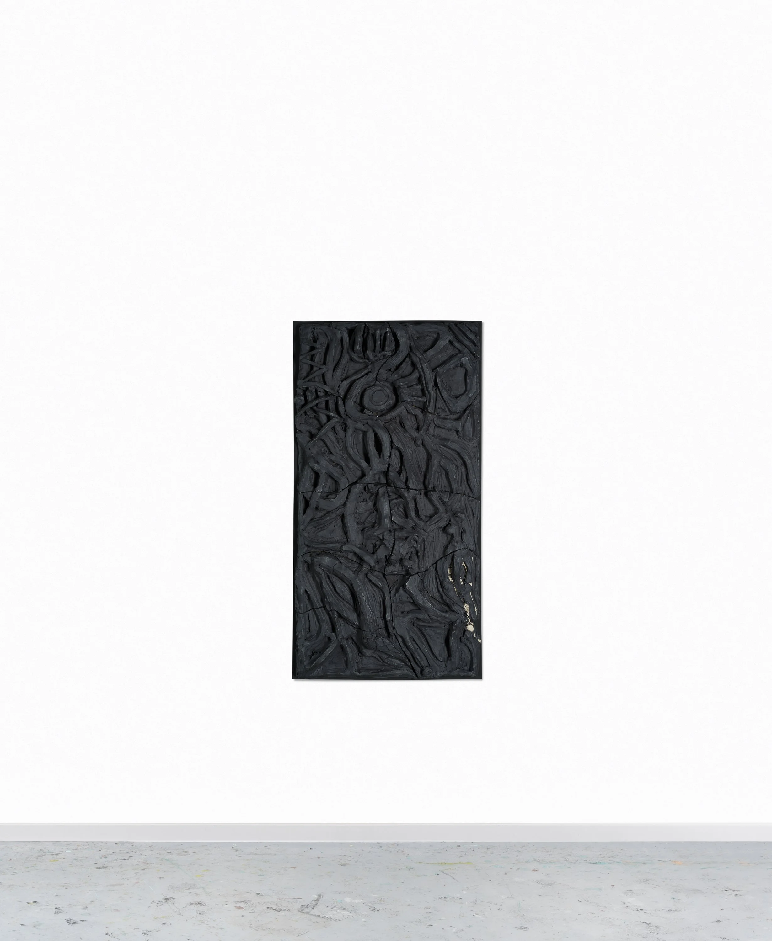 Fresque moyenne 7, céramique, 112 x 60 cm, 2025
