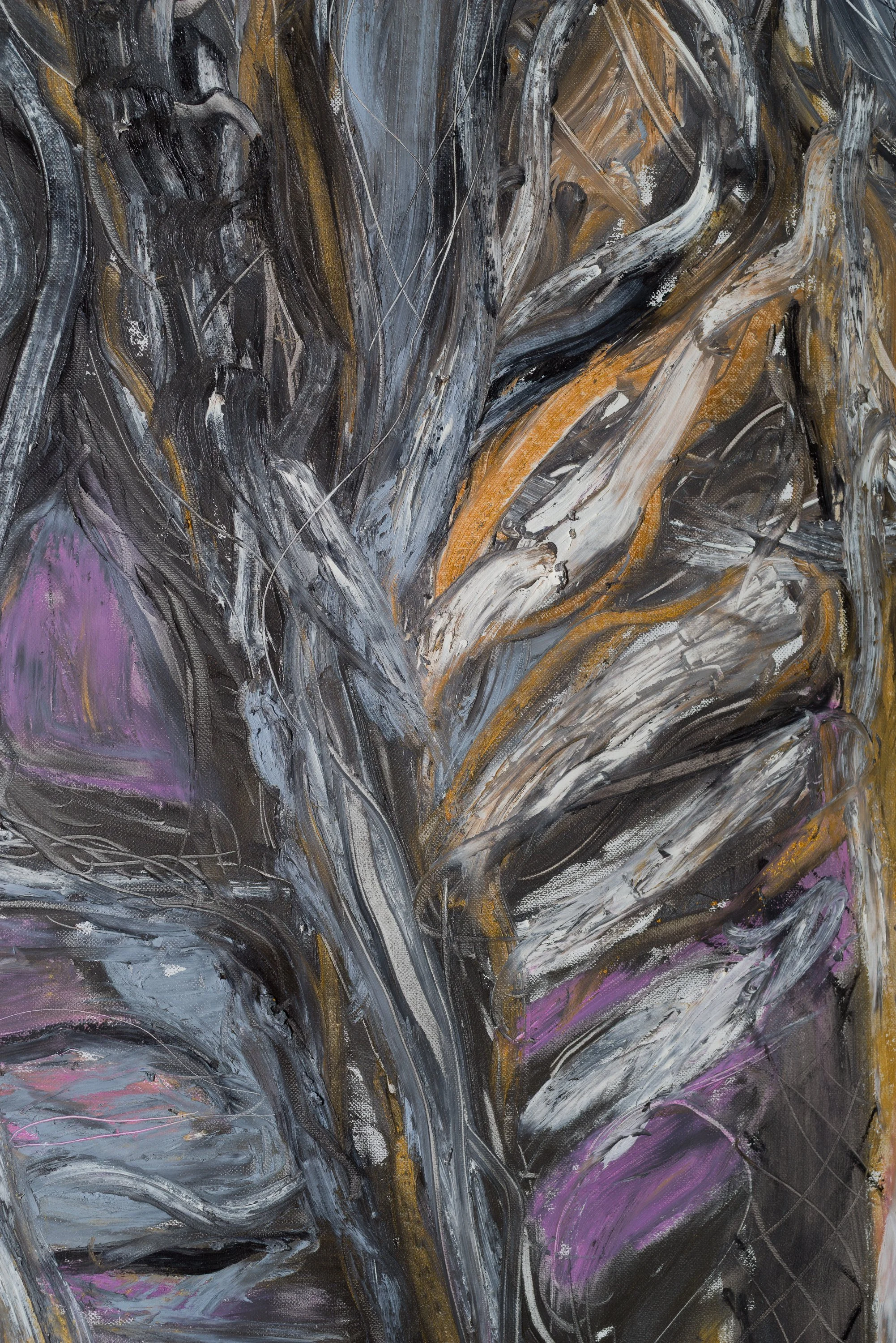 Untitled 12, oil on canvas, 223 x 180 cm, march 2025