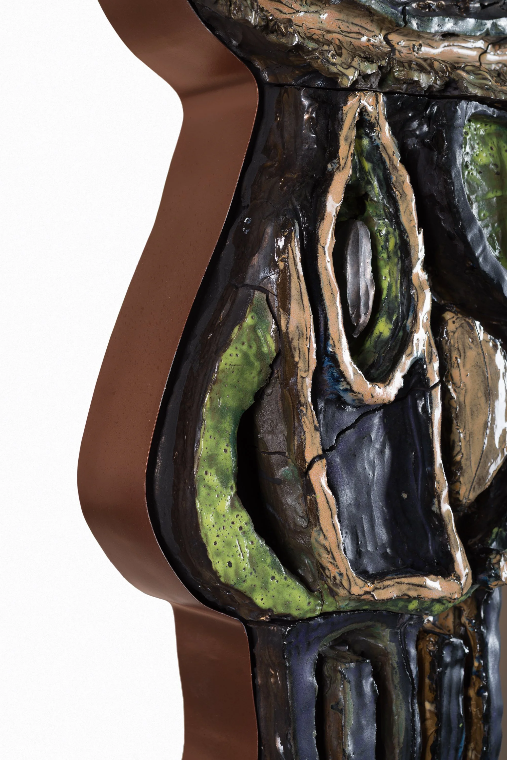Colonne 2, ceramic, 180 x 70 x 5 cm, 2025