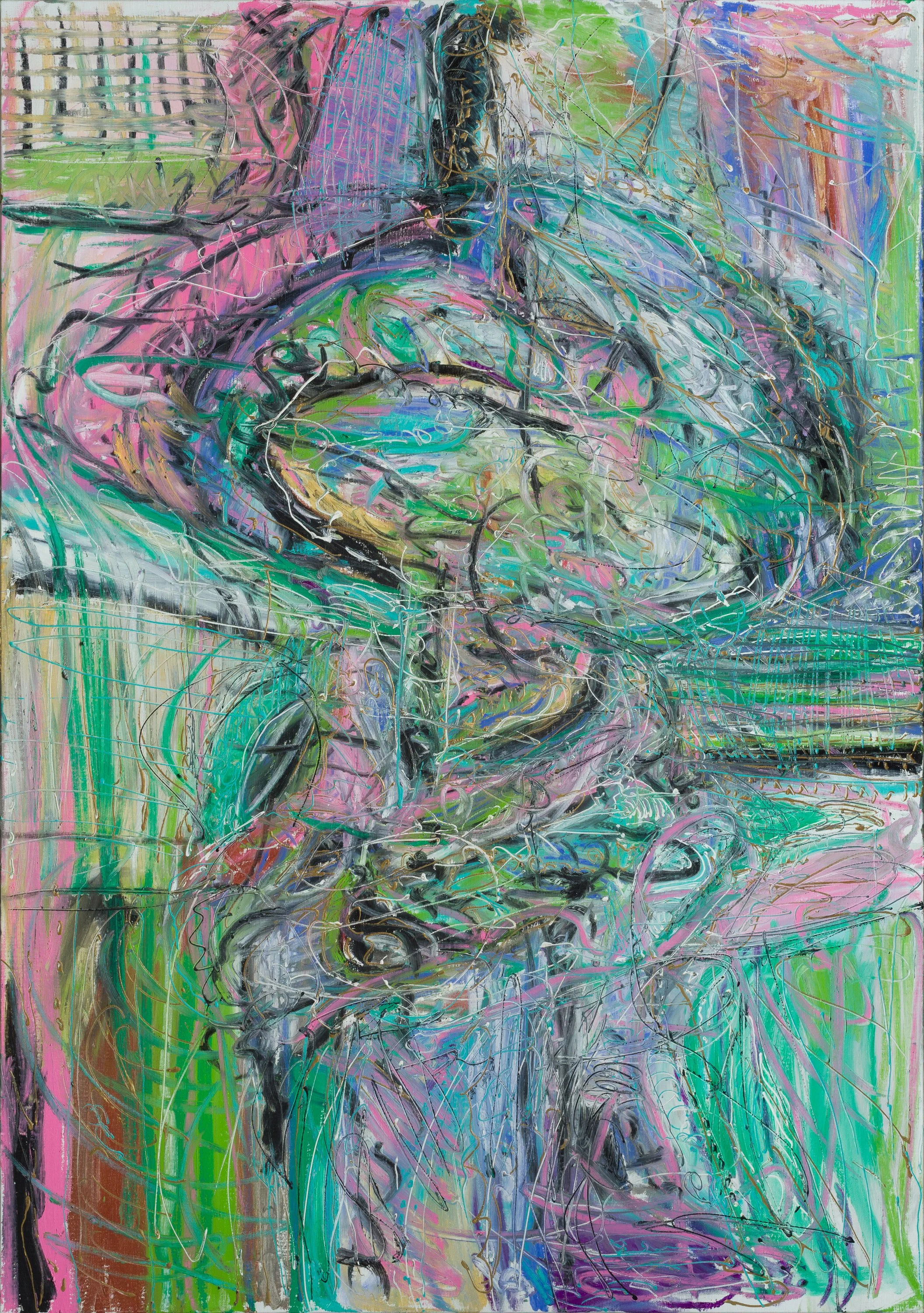Untitled 22, oil on canvas, 162 x 115 cm, 2025