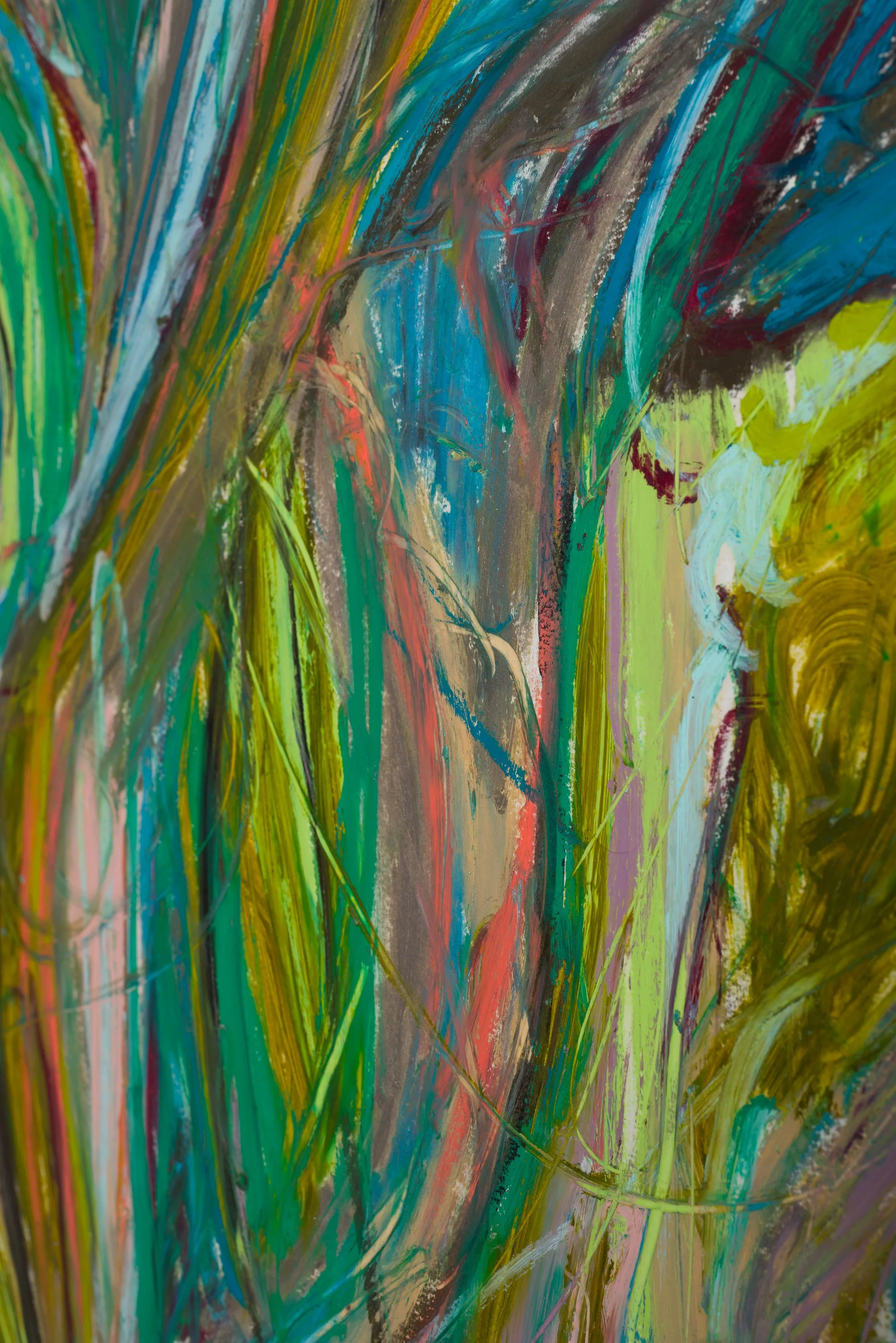 Drawing 14, oil on paper, 76 x 56 cm, 2025
