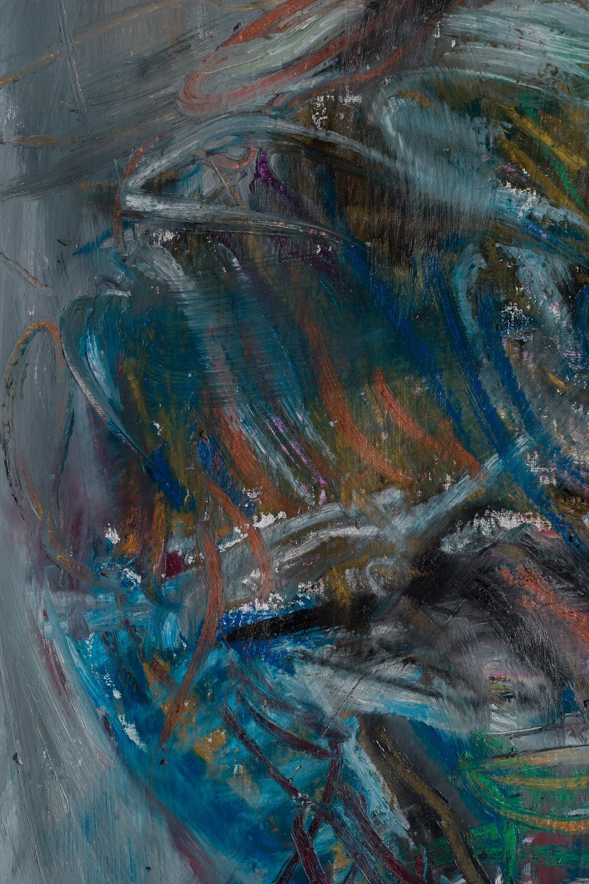 Untitled 8, oil on canvas, 220 x 230 cm, feb 2025