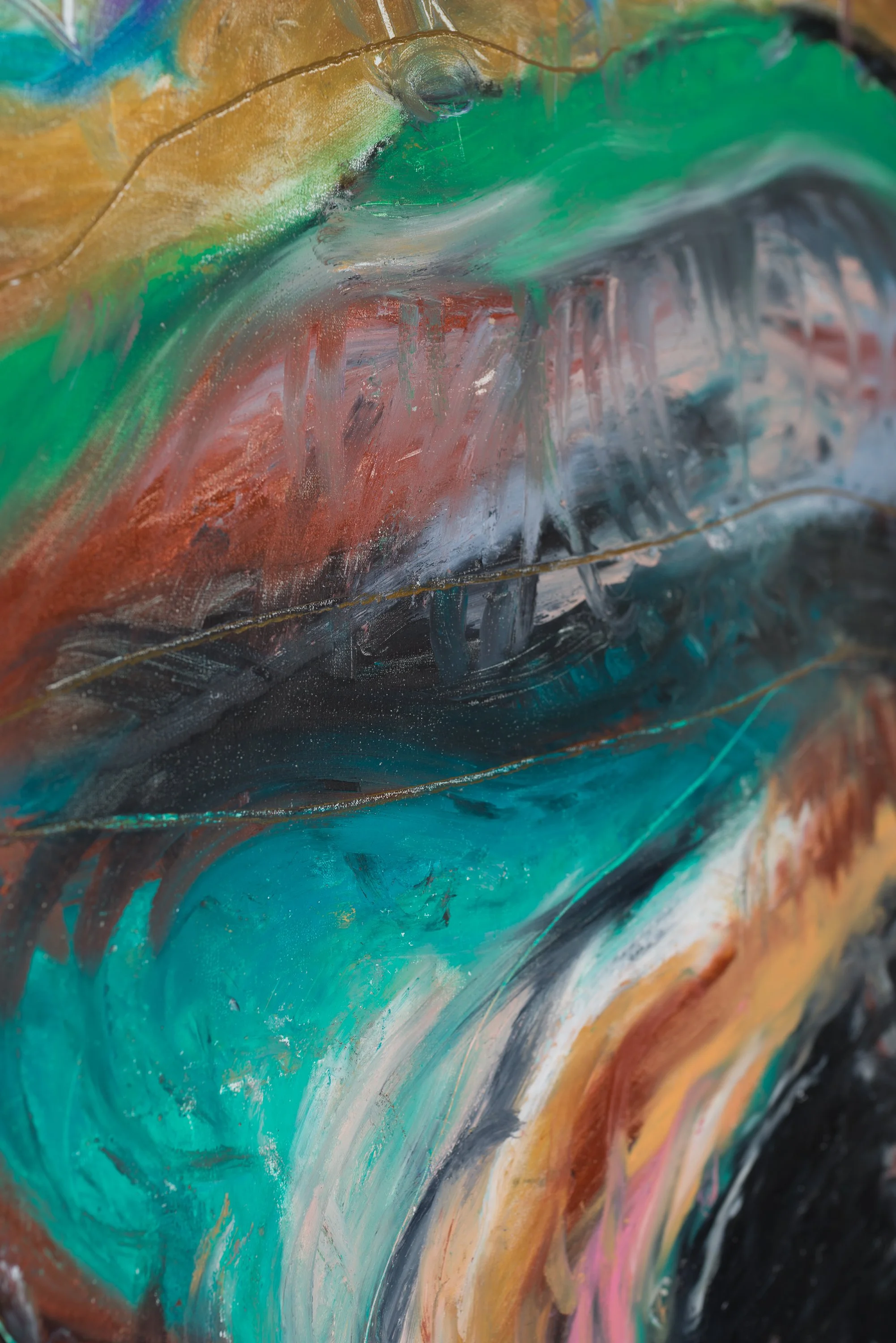 Untitled 5, oil on canvas, 230 x 224 cm, april 2025