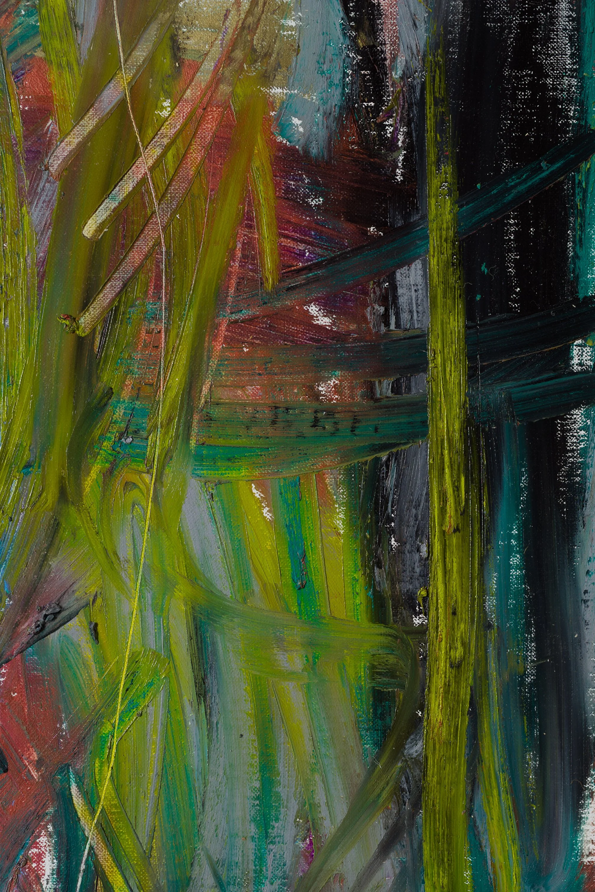 Untitled 2, oil on canvas, 186 x 187 cm, jan 2025