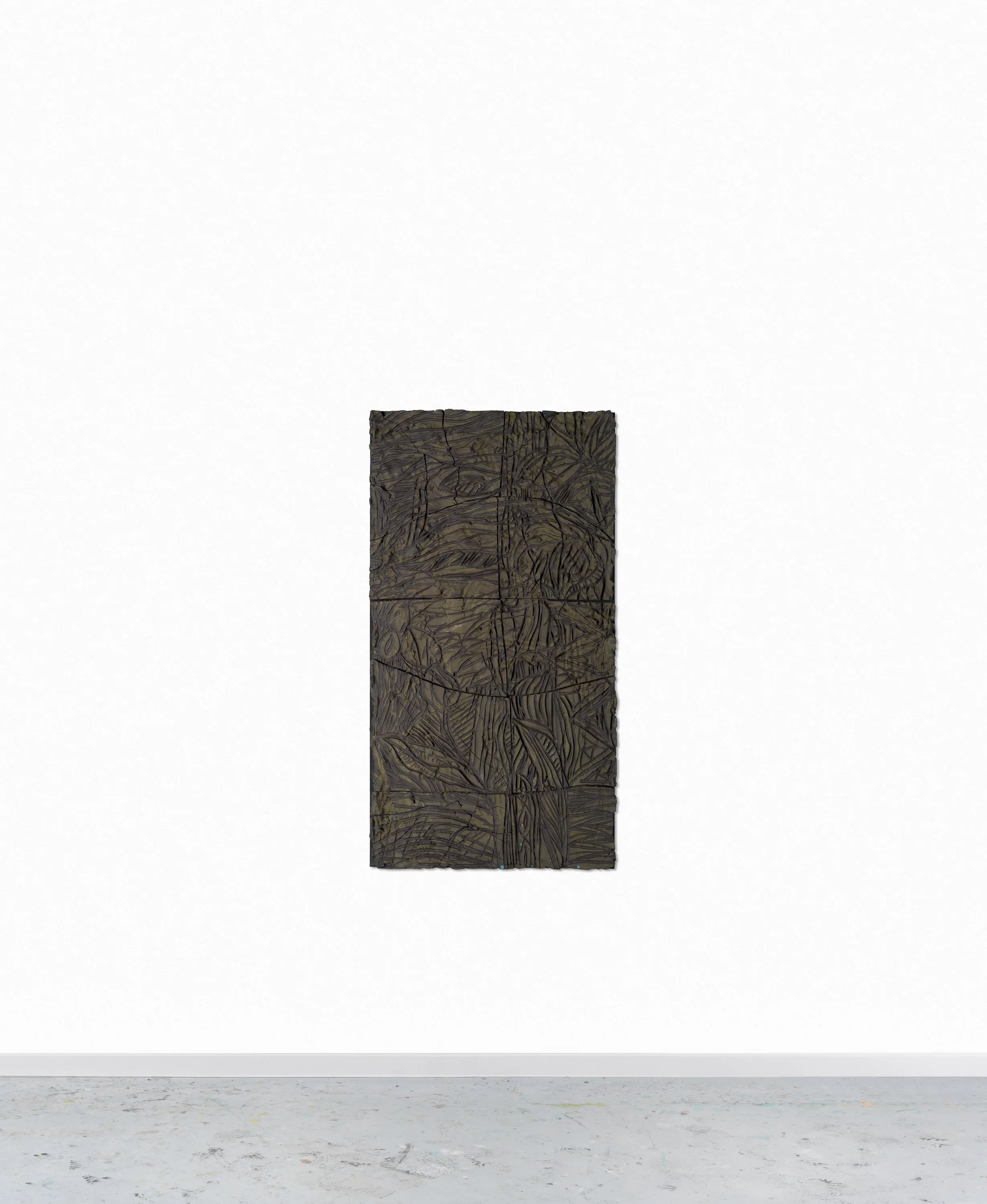 Fresque moyenne 3, céramique, 111 x 60 cm, 2025