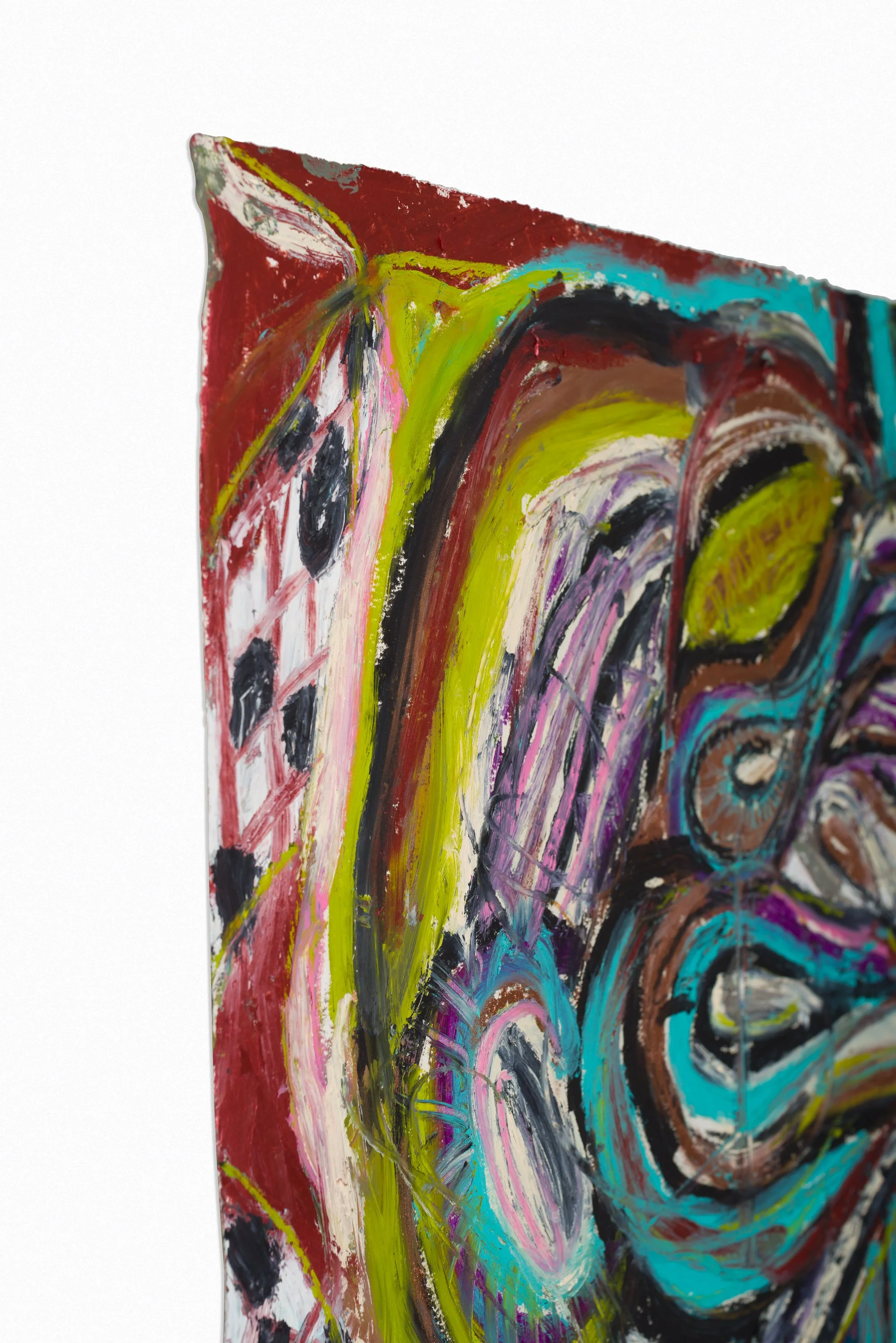 Drawing 17, oil on paper, 76 x 56 cm, 2025