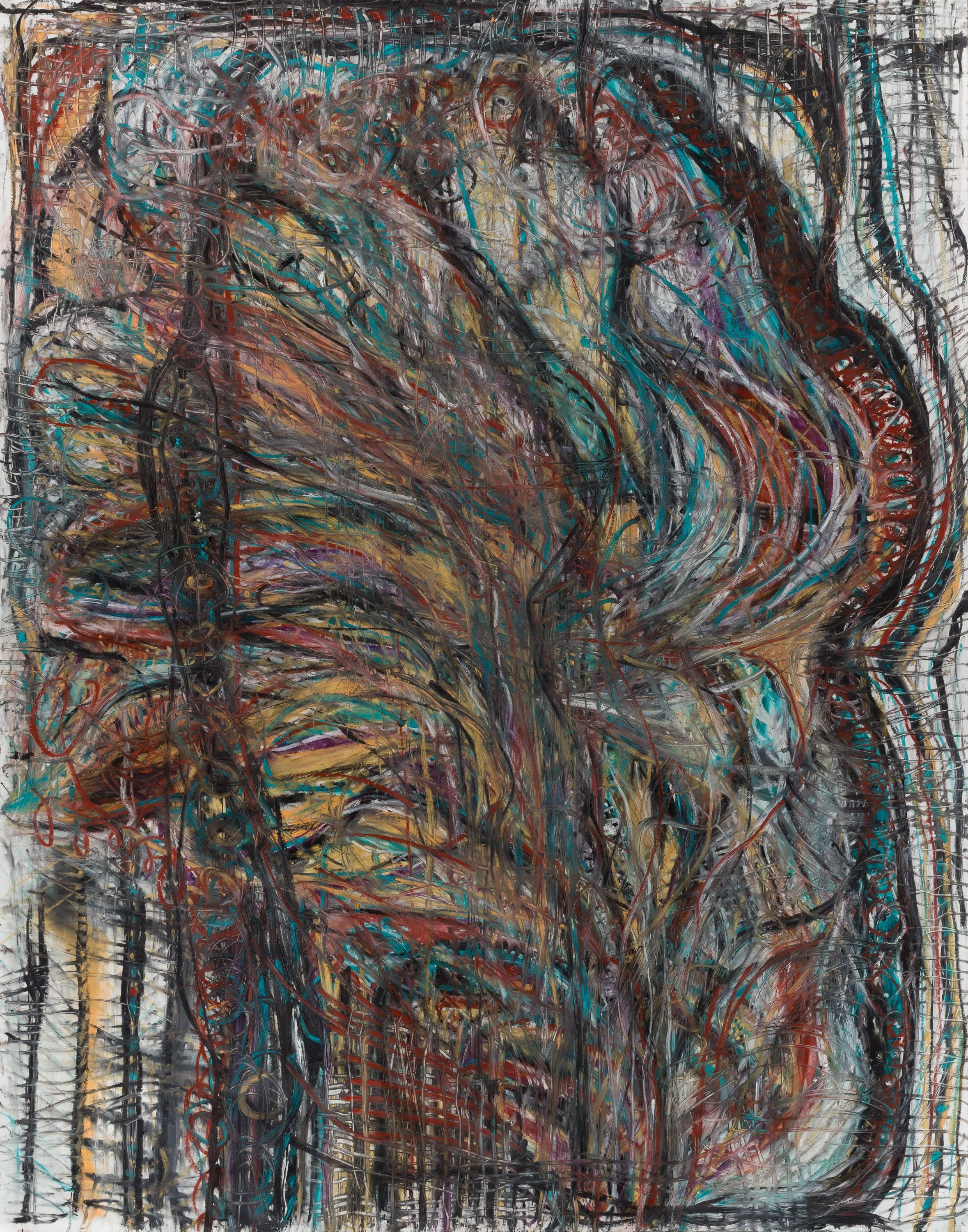 Untitled 14, oil on canvas, 230 x 180 cm, march 2025