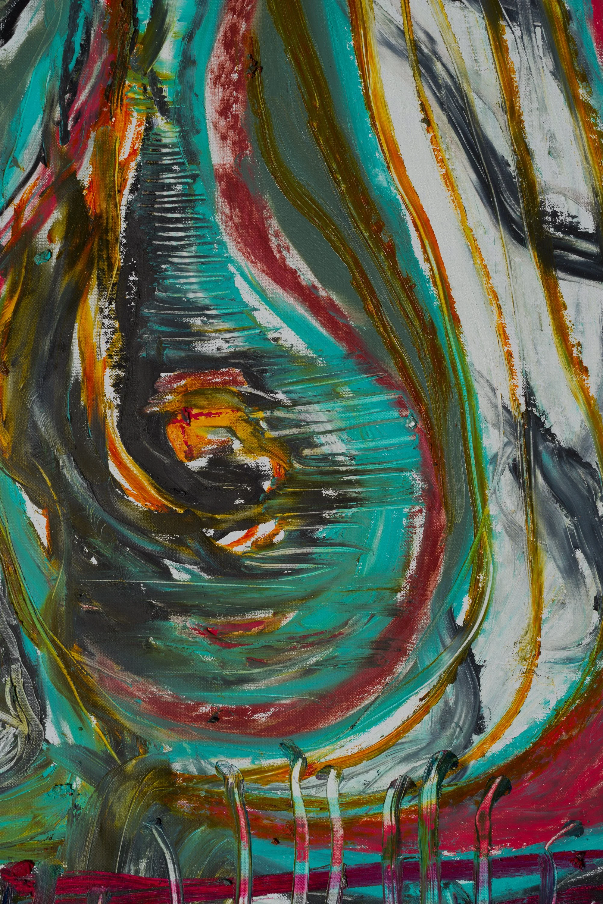 Untitled 4, oil on canvas, 228 x 172 cm, march 2025