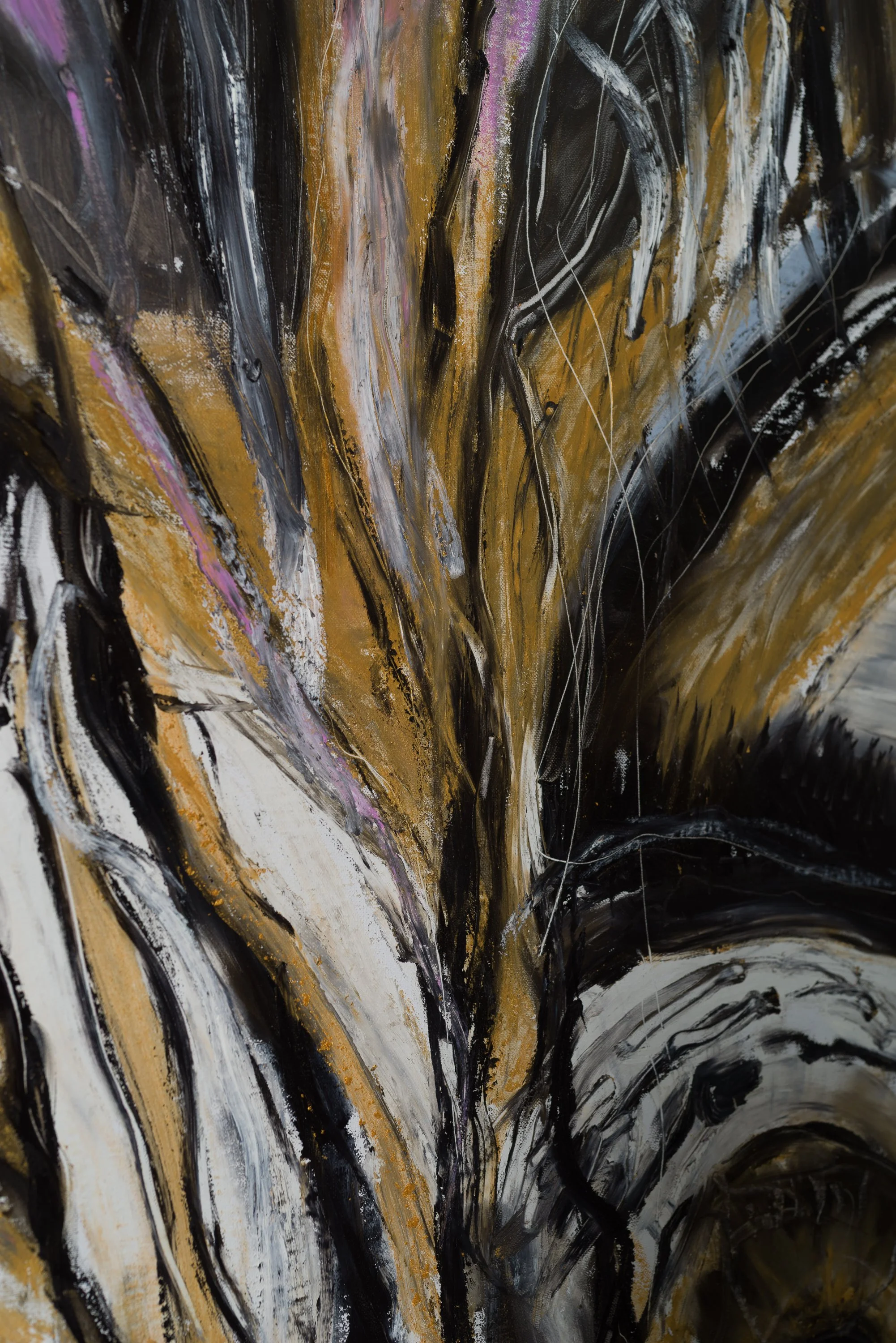 Untitled 12, oil on canvas, 223 x 180 cm, march 2025