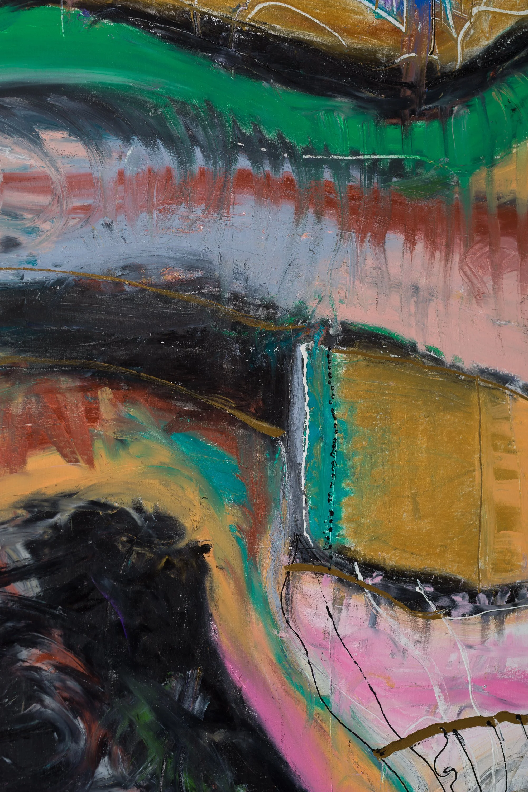Untitled 5, oil on canvas, 230 x 224 cm, april 2025