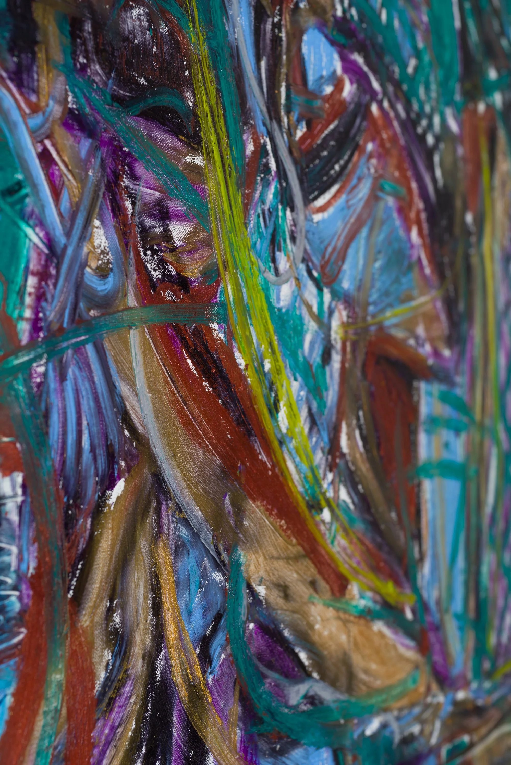 Untitled 2, oil on canvas, 186 x 187 cm, jan 2025