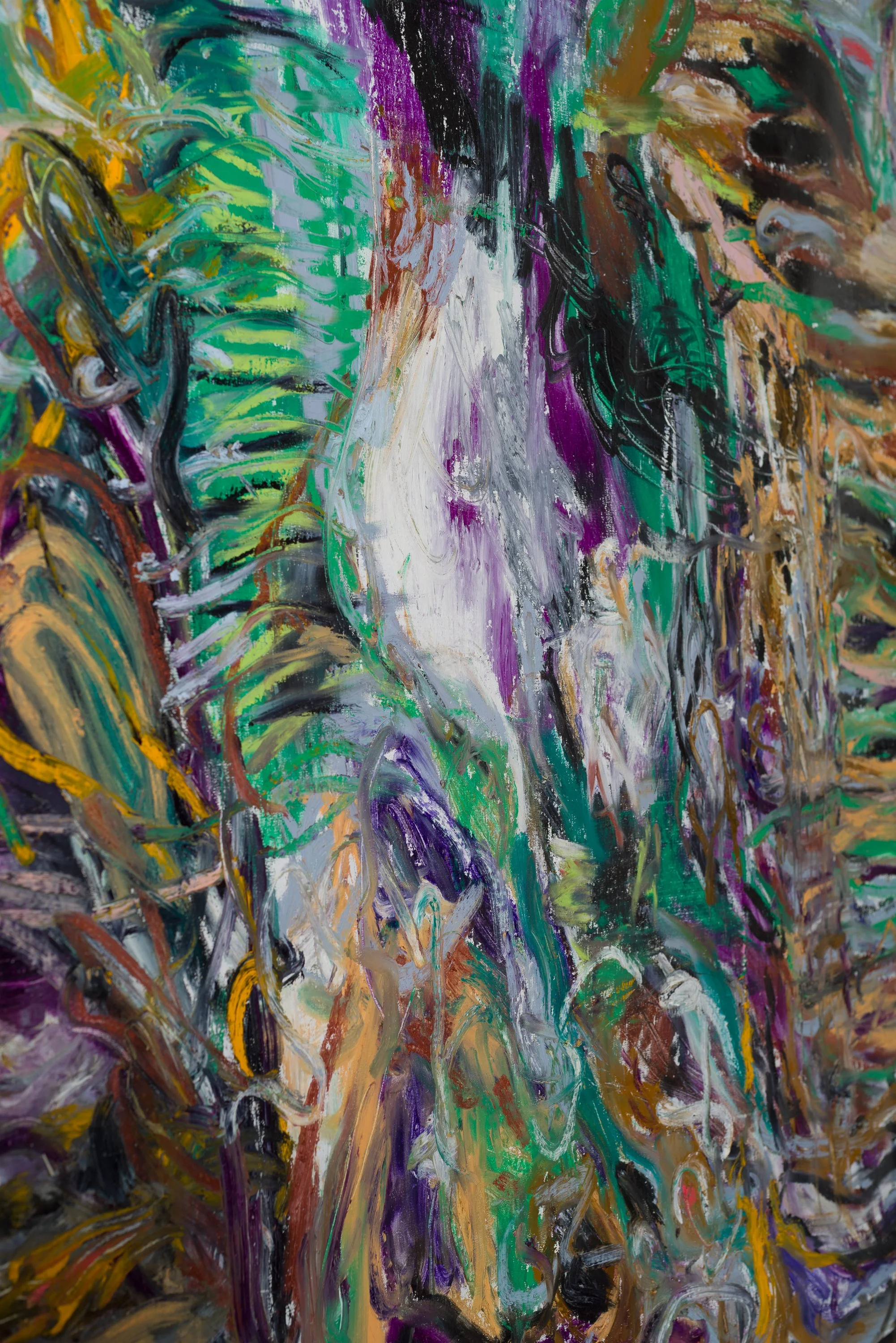 Untitled 9, oil on canvas, 223 x 170 cm, march 2025