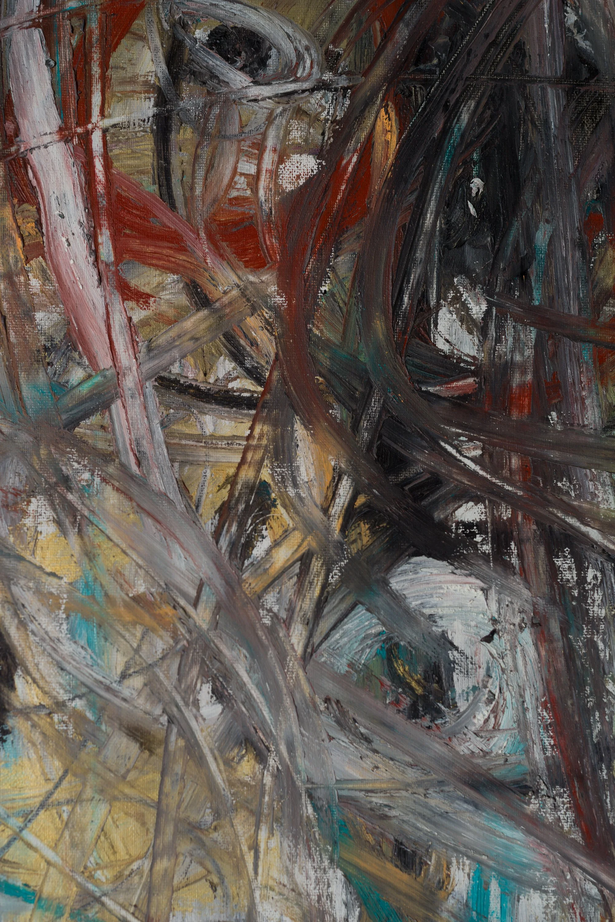 Untitled 14, oil on canvas, 230 x 180 cm, march 2025