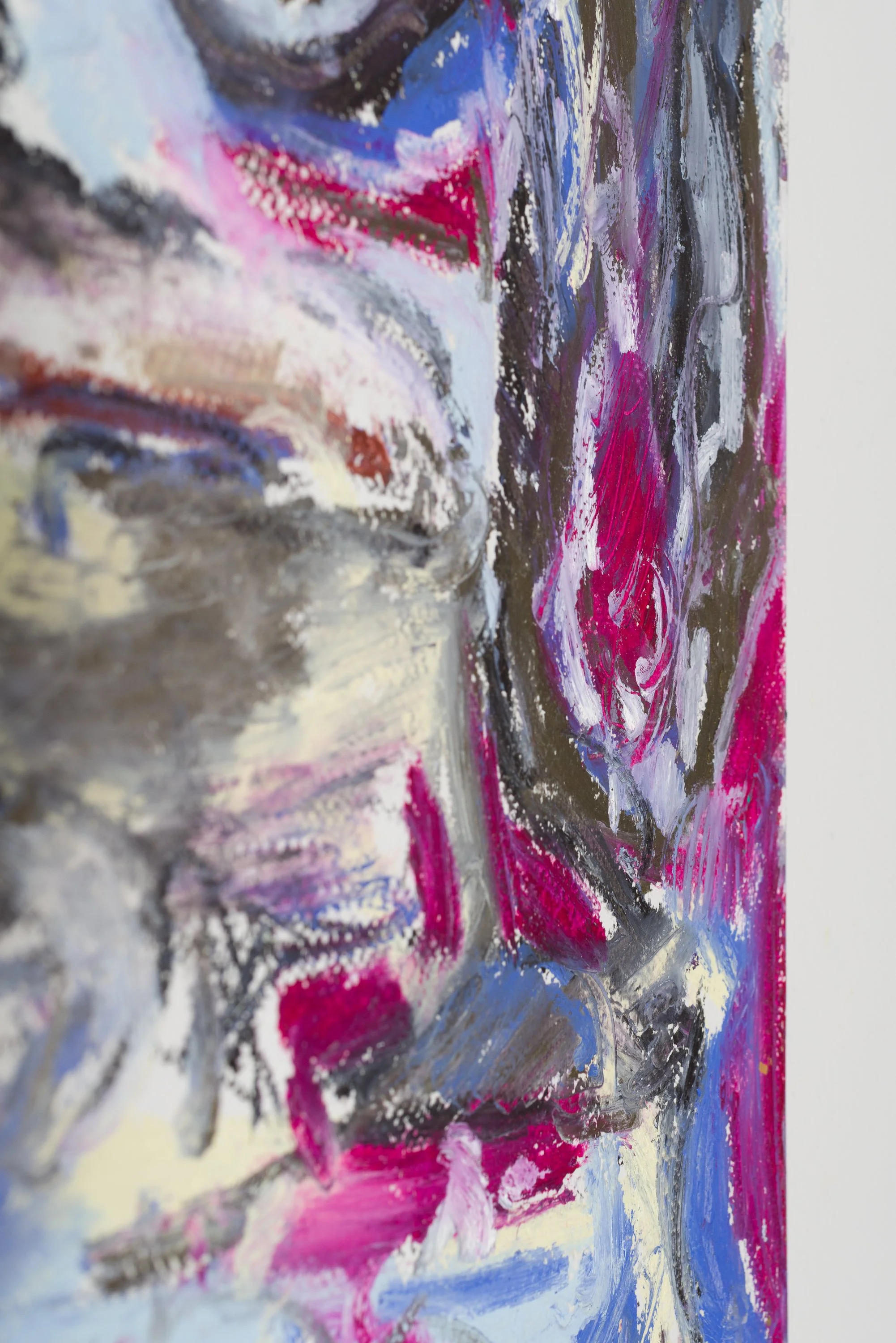 Drawing 3, oil on paper, 76 x 56 cm, 2025