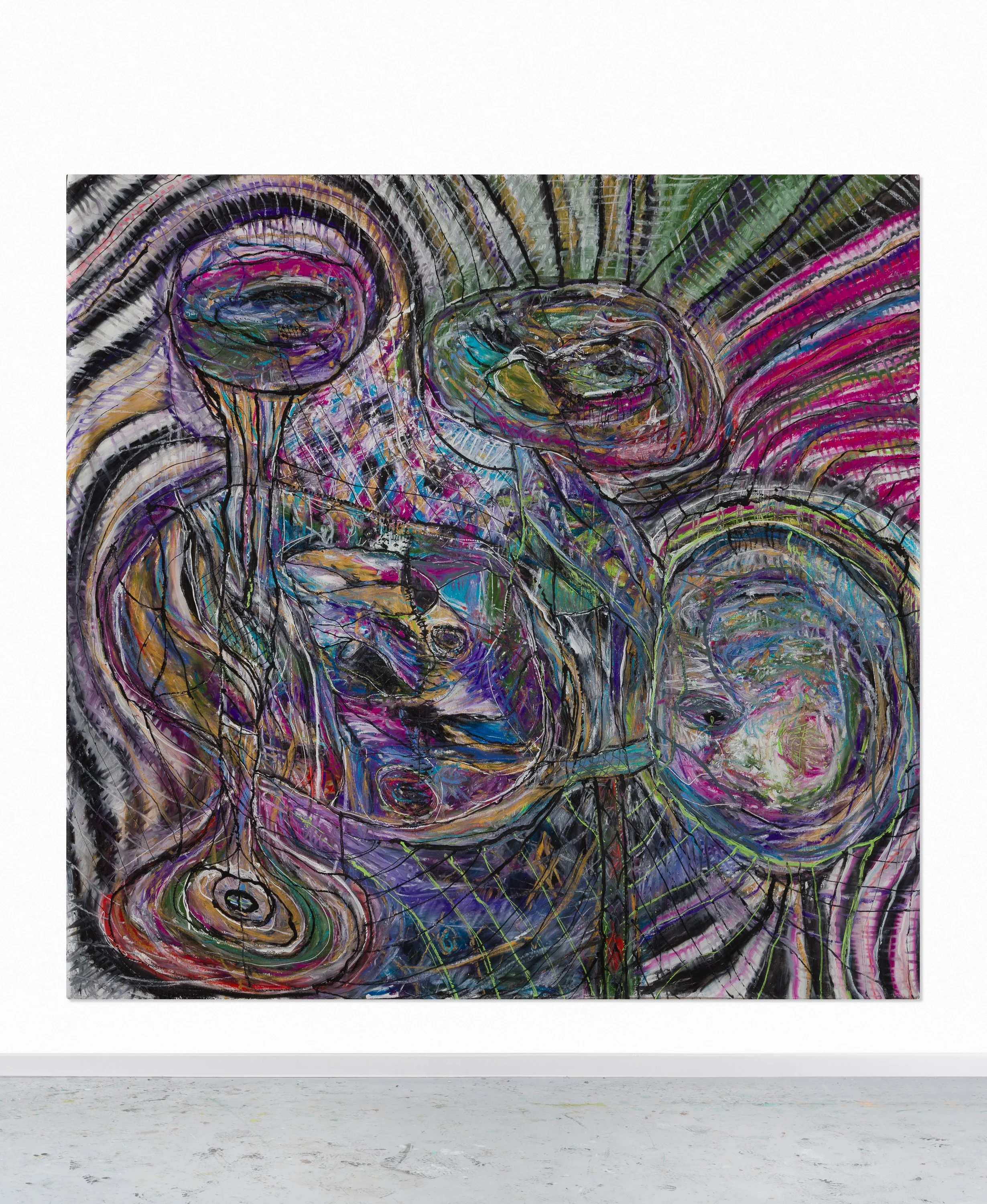 Untitled 3, oil on canvas, 224 x 229 cm, jan 2025