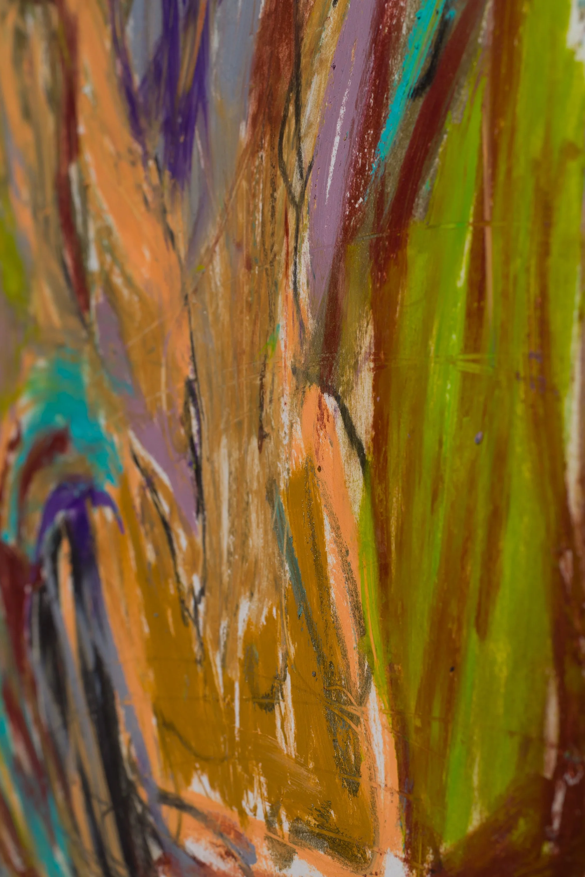 Drawing 15, oil on paper, 76 x 56 cm, 2025