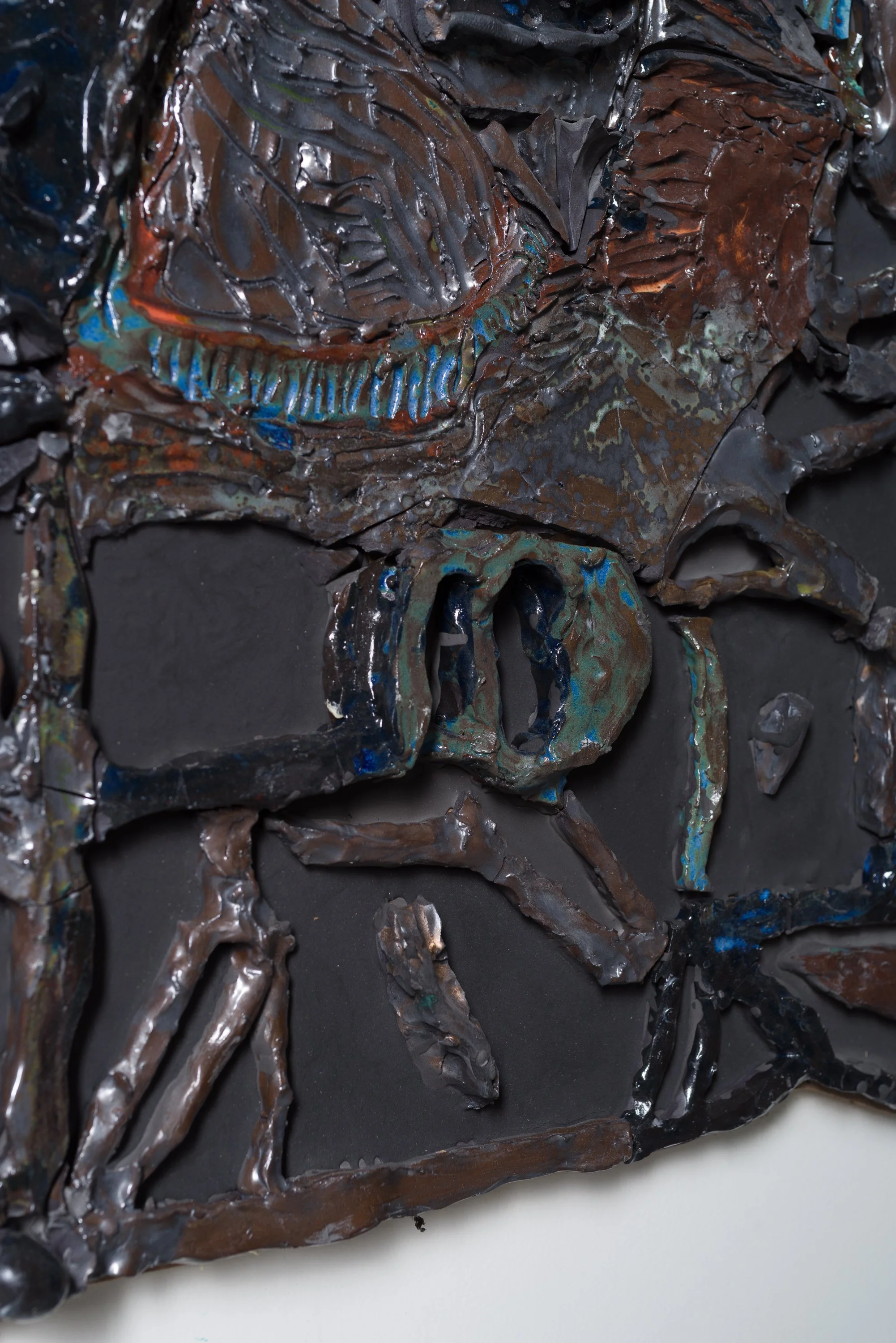 Fresque grande 2, ceramic, 216 x 233 cm, 2025
