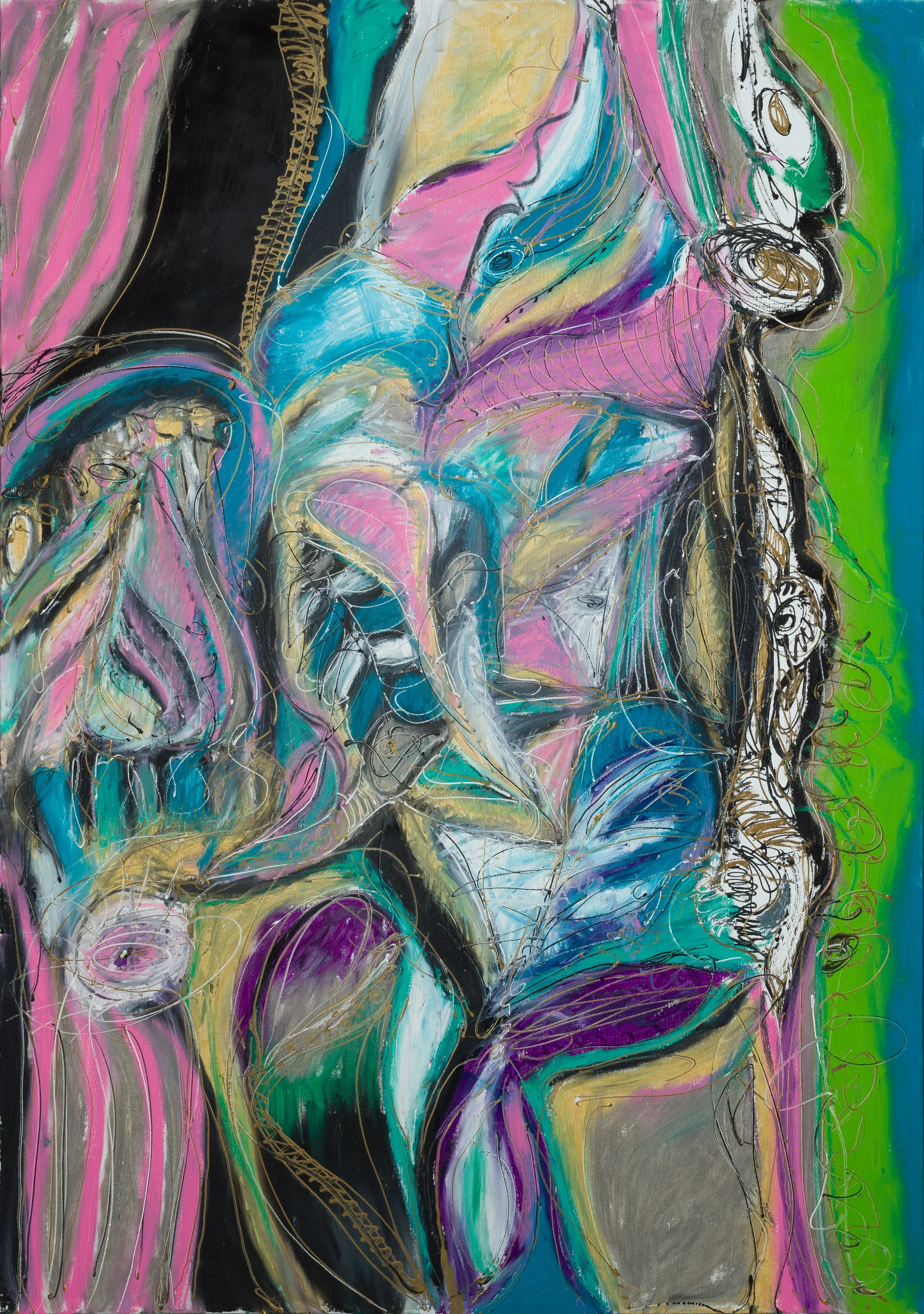 Untitled 21, oil on canvas, 162 x 115 cm, 2025