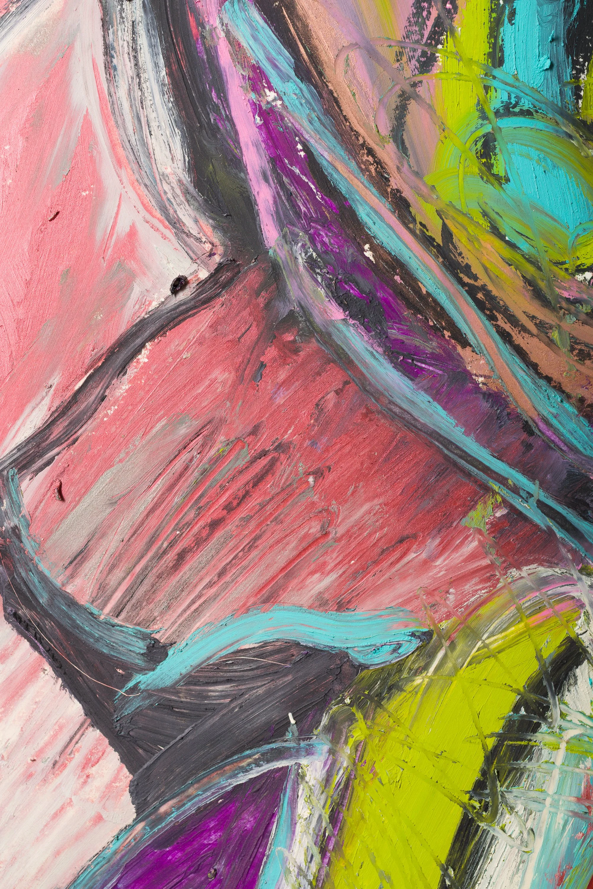 Drawing 17, oil on paper, 76 x 56 cm, 2025
