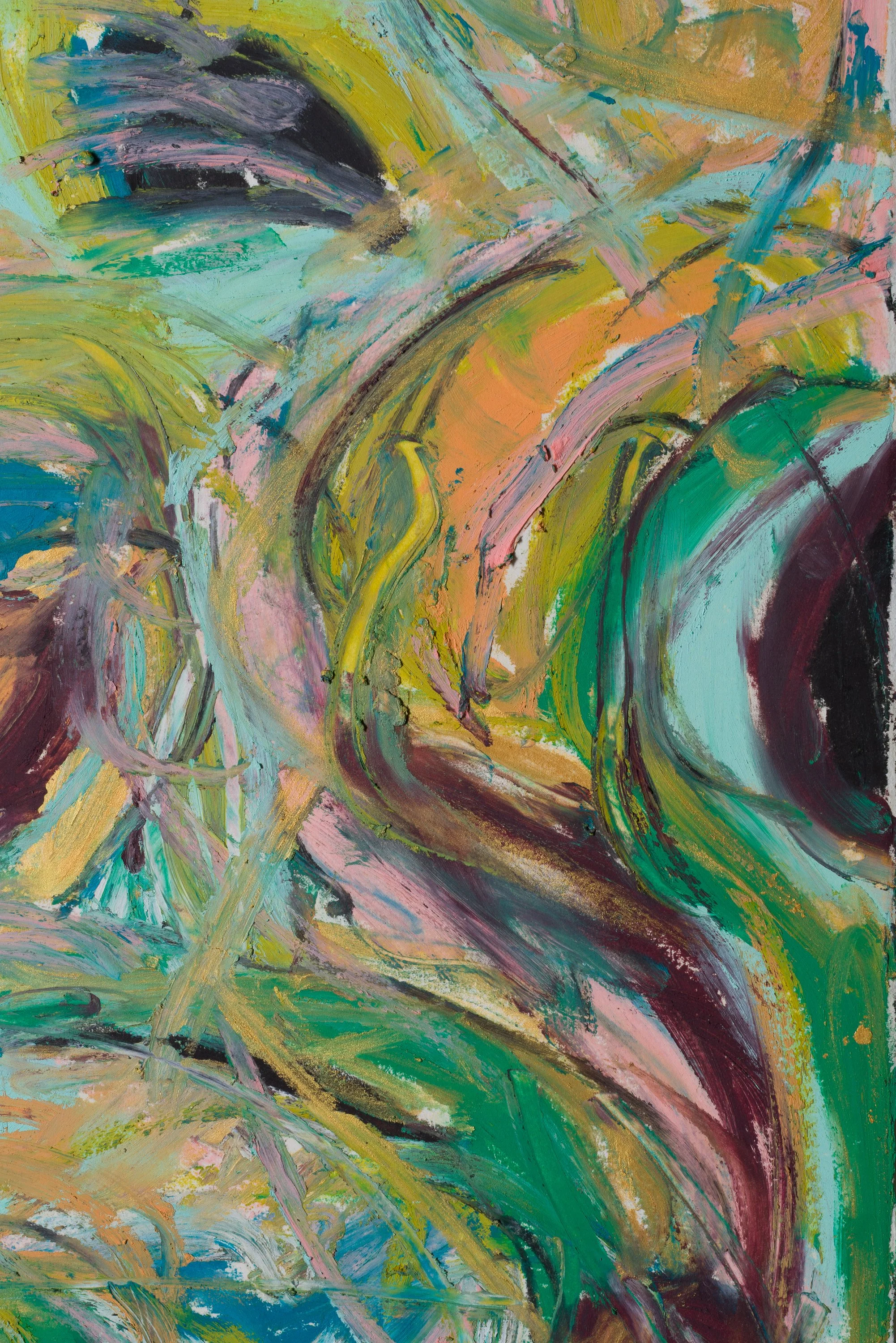 Drawing 16, oil on paper, 76 x 56 cm, 2025