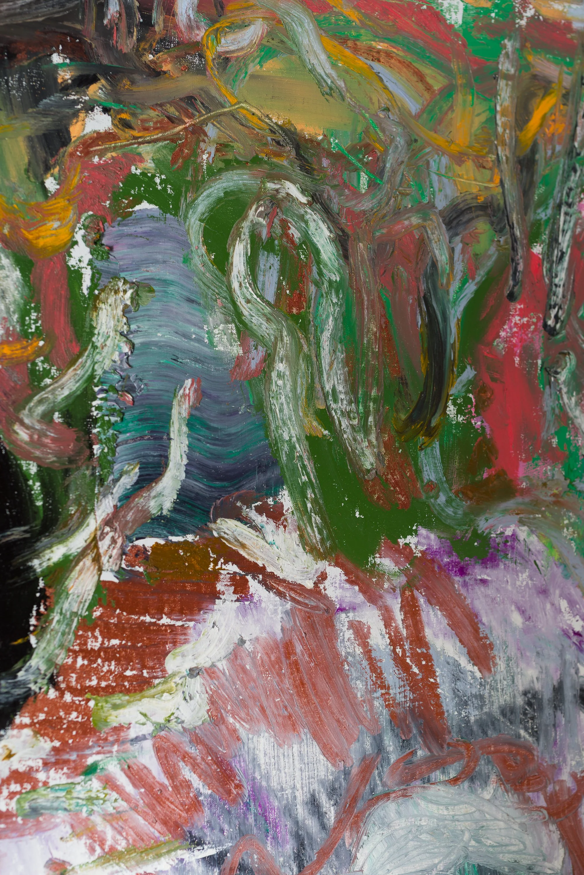 Untitled 9, oil on canvas, 223 x 170 cm, march 2025