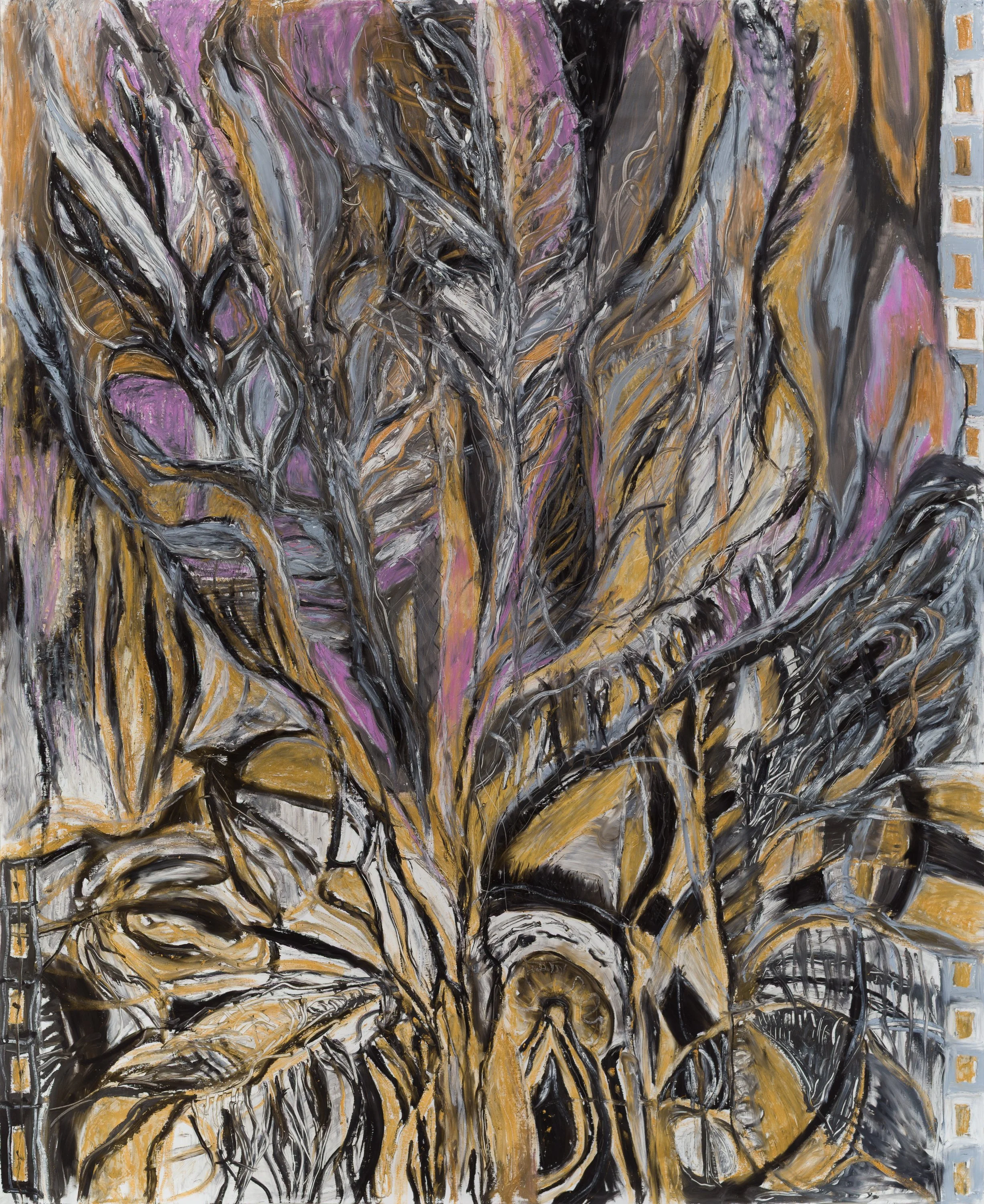 Untitled 12, oil on canvas, 223 x 180 cm, march 2025