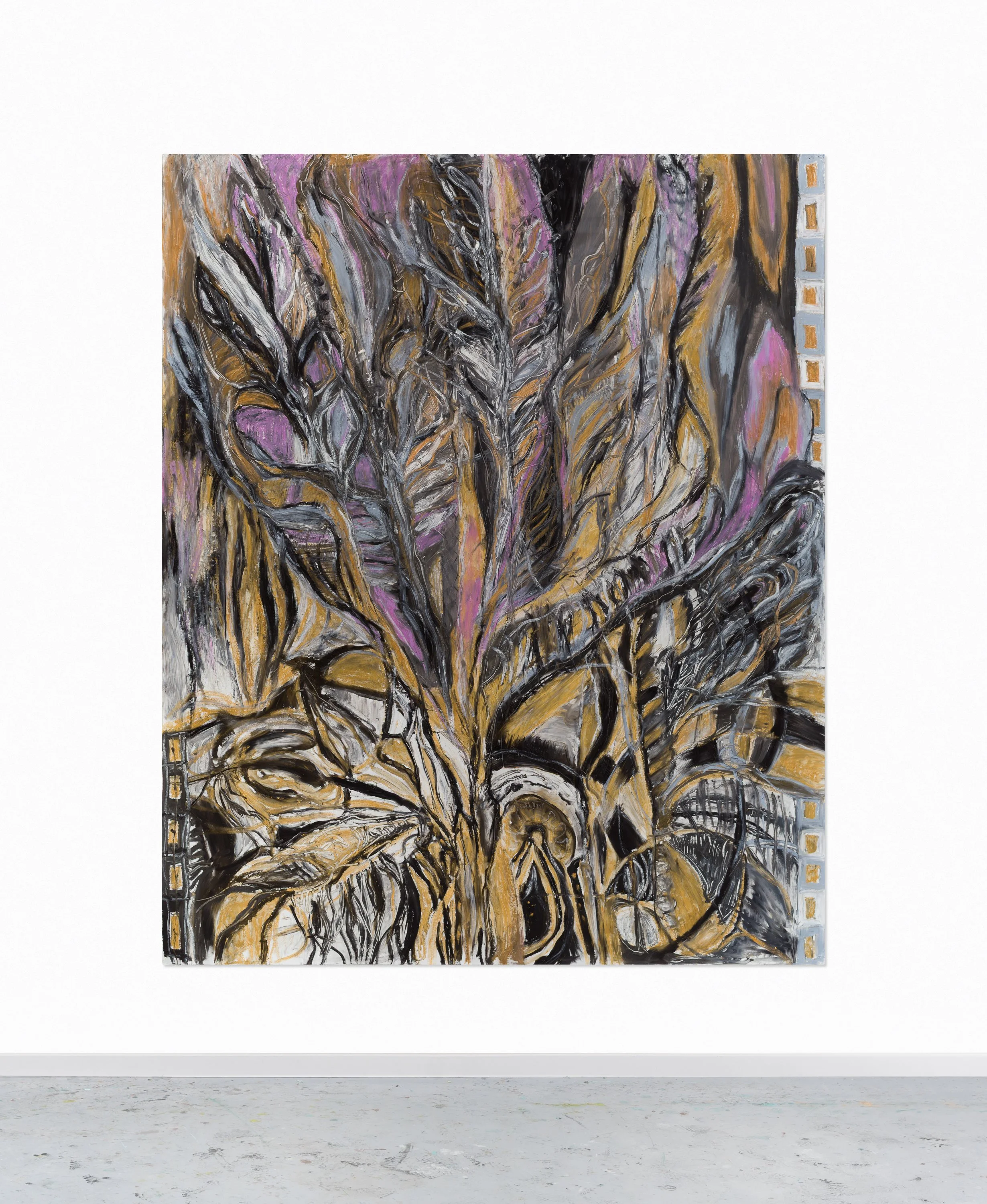 Untitled 12, oil on canvas, 223 x 180 cm, march 2025