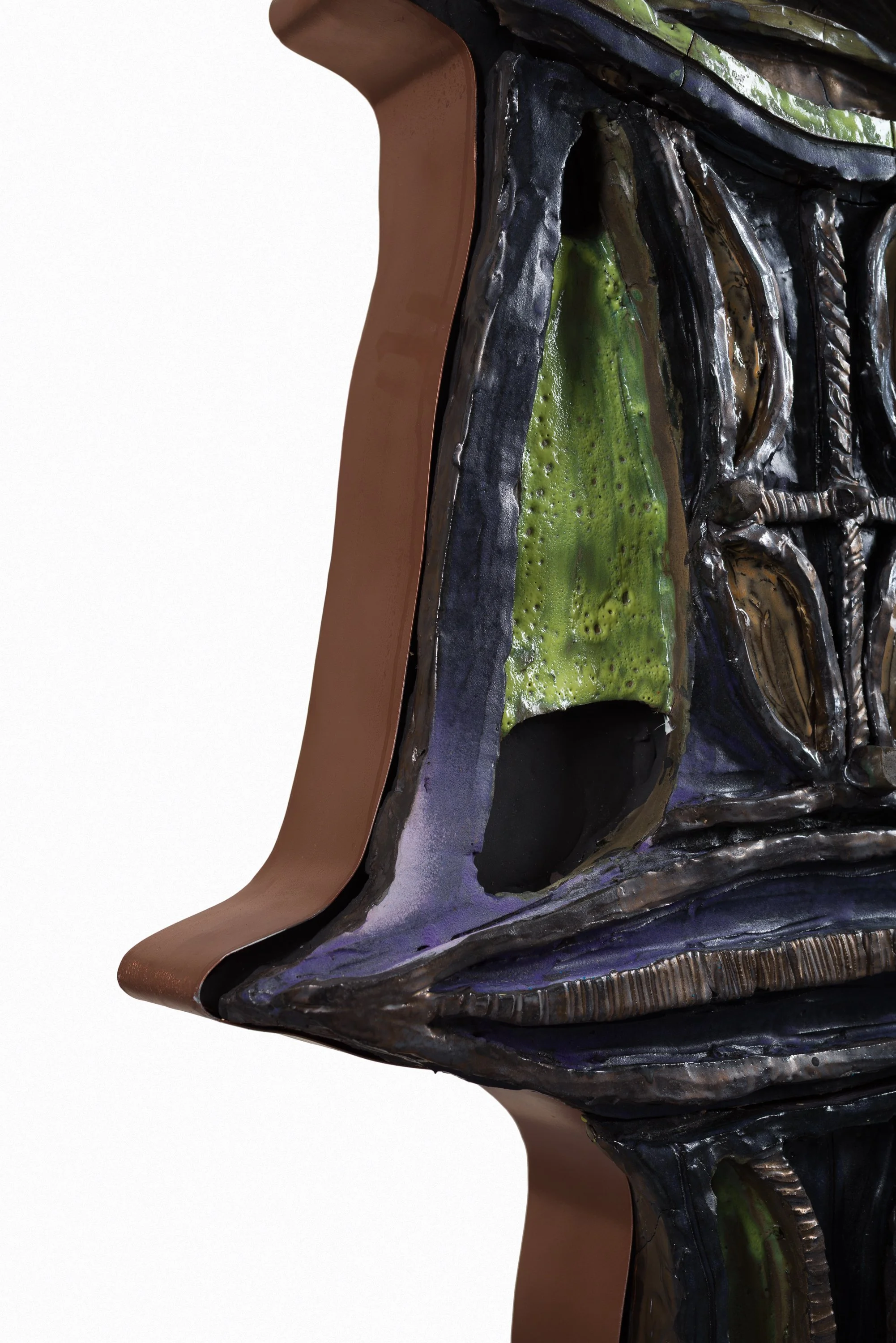 Colonne 2, ceramic, 180 x 70 x 5 cm, 2025