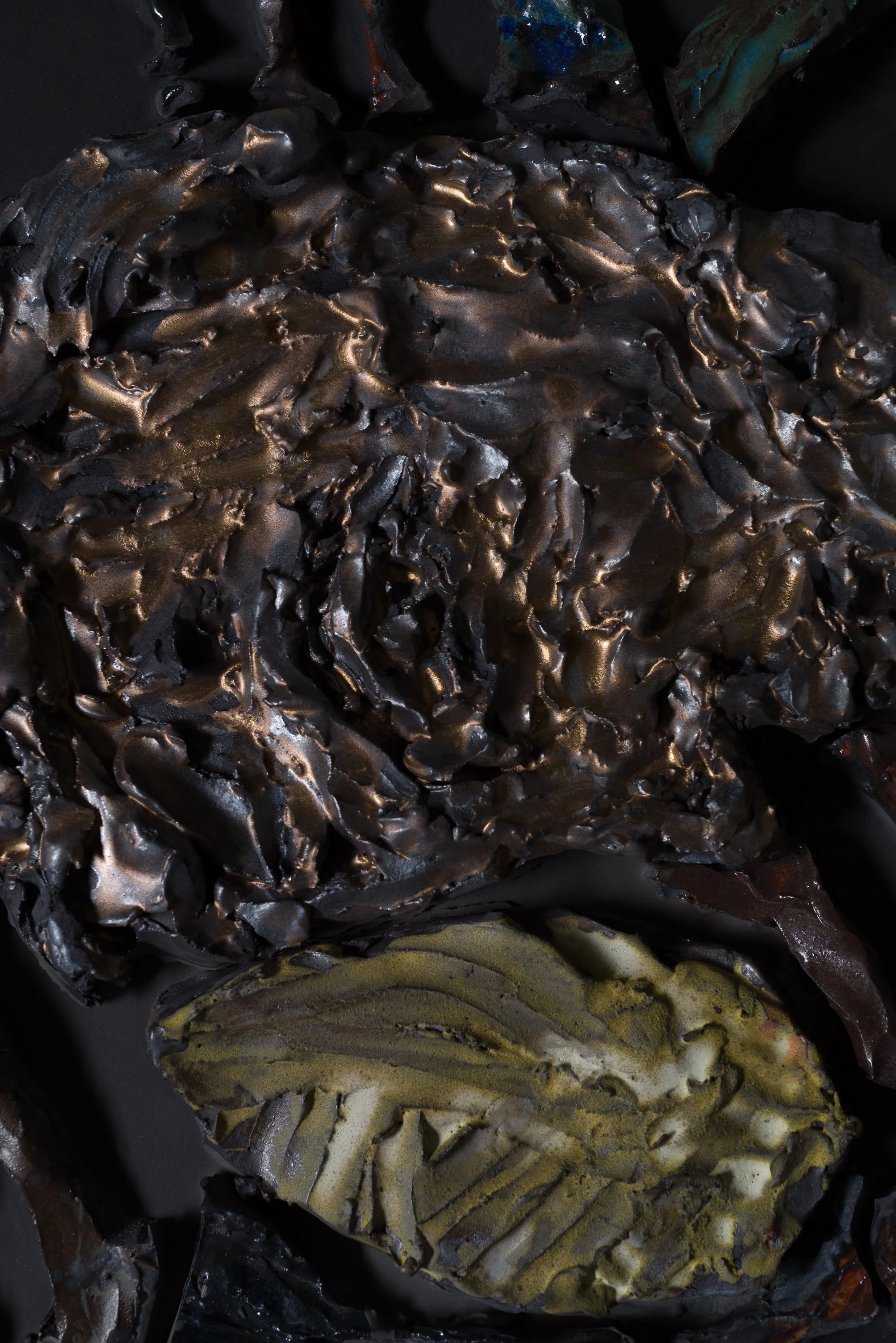 Fresque grande 2, ceramic, 216 x 233 cm, 2025