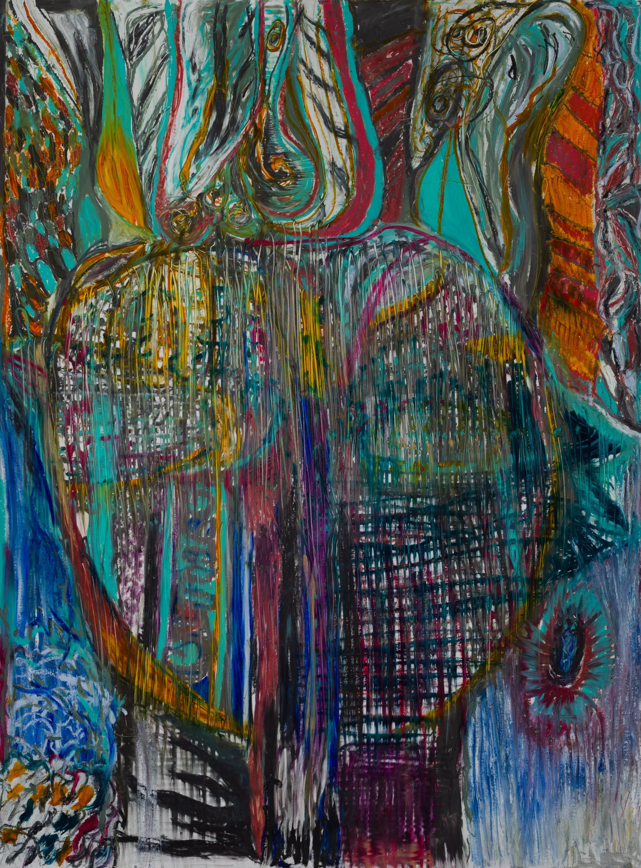Untitled 4, oil on canvas, 228 x 172 cm, march 2025