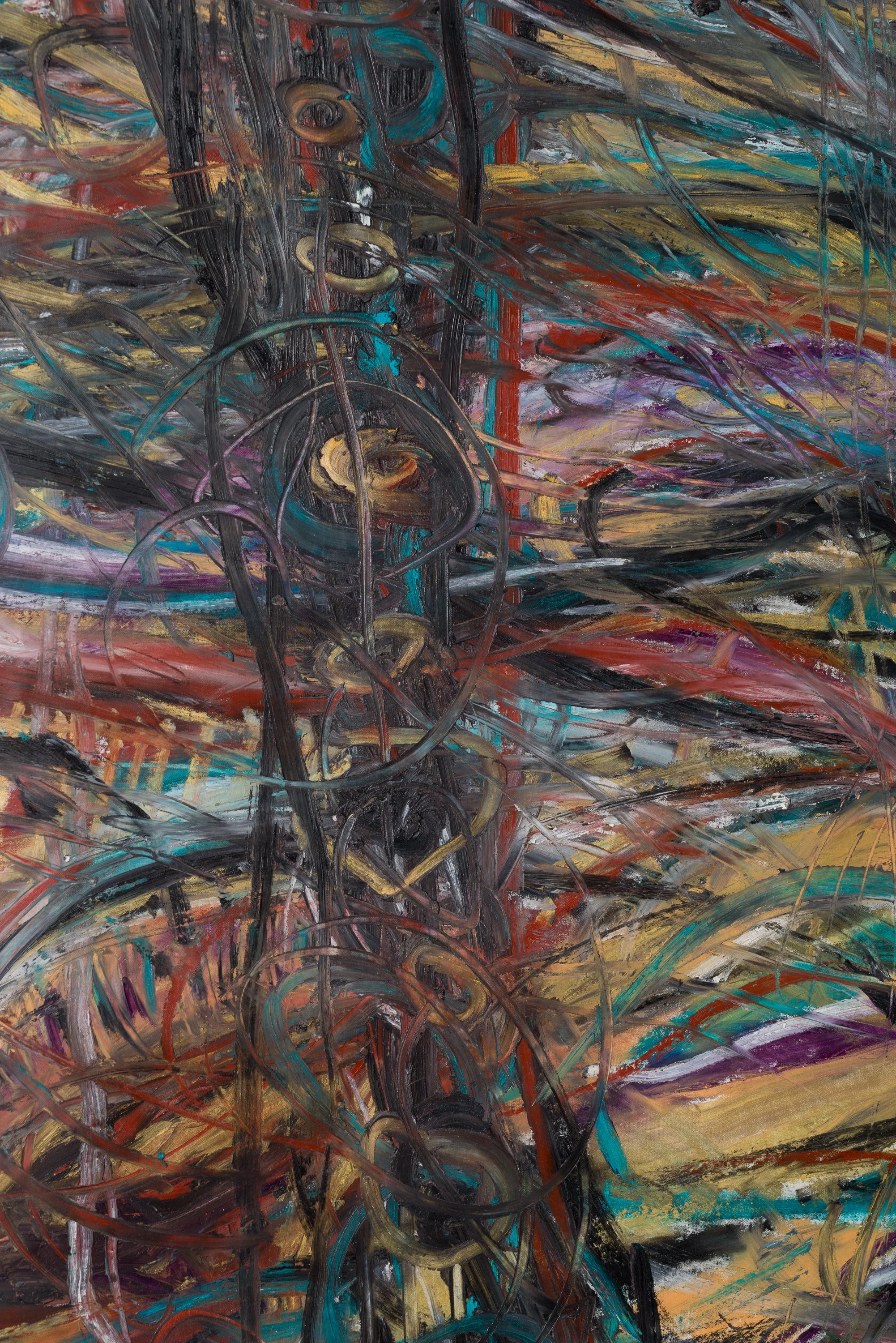 Untitled 14, oil on canvas, 230 x 180 cm, march 2025