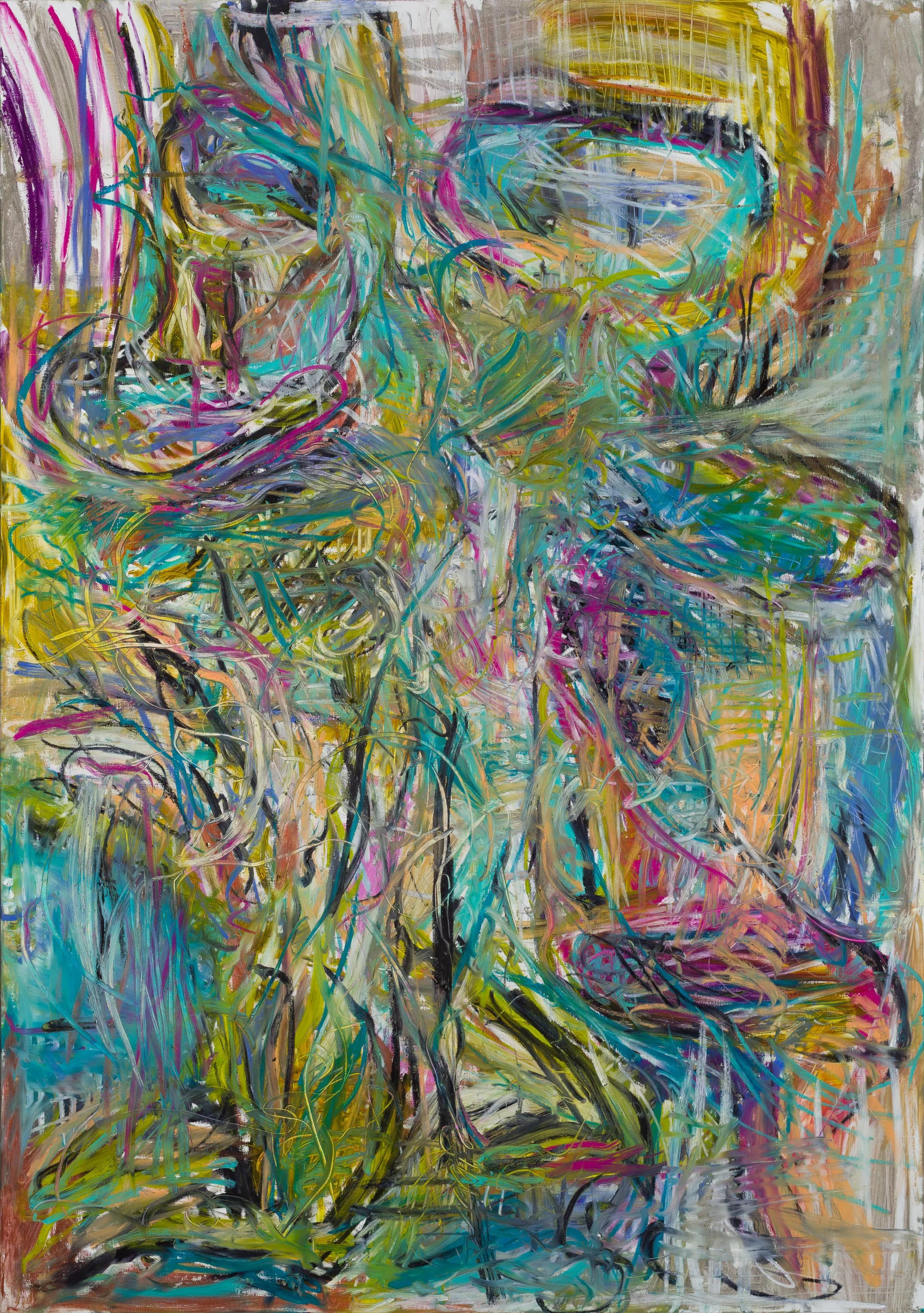 Untitled 20, oil on canvas, 162 x 114 cm, 2025