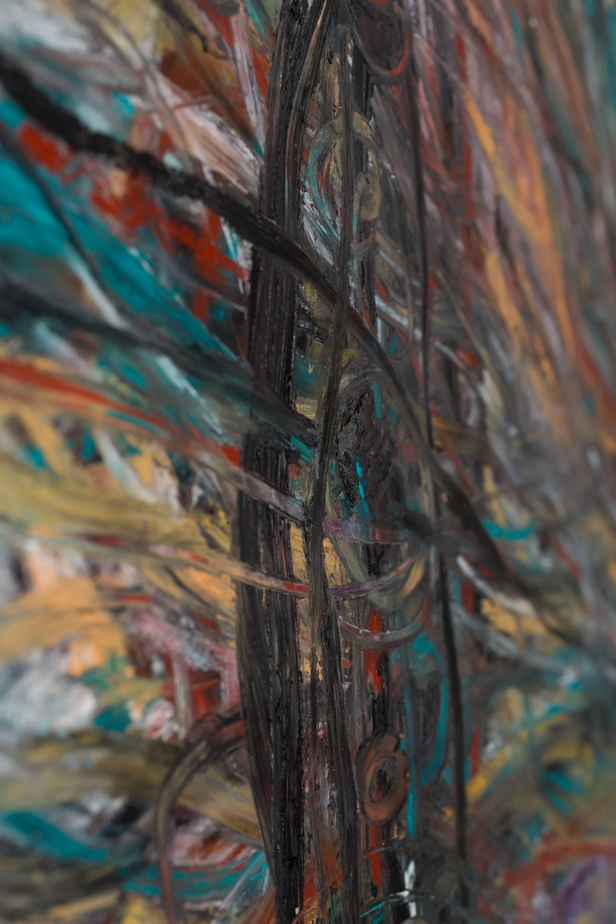Untitled 14, oil on canvas, 230 x 180 cm, march 2025