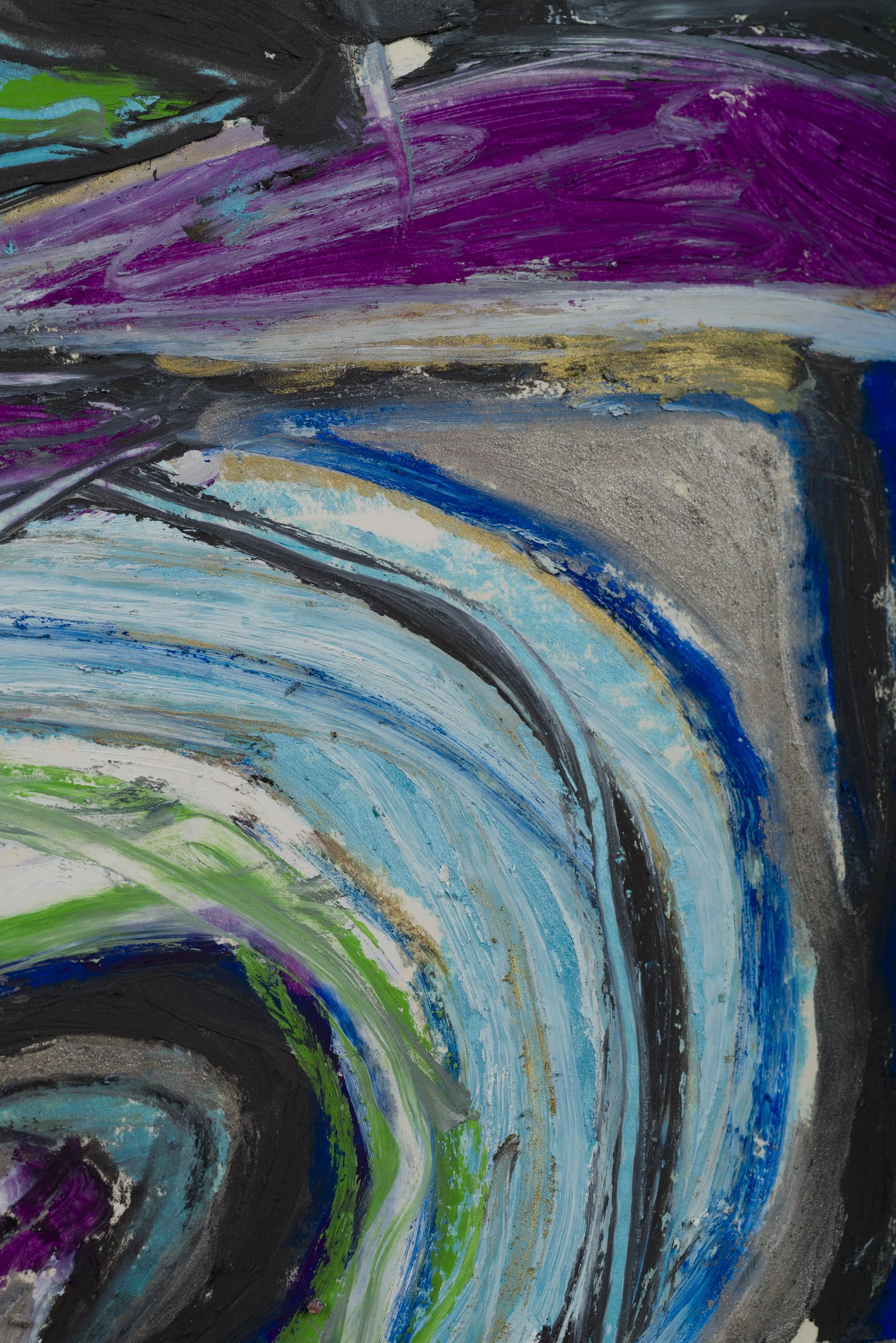 Drawing 14, oil on paper, 76 x 56 cm, 2025