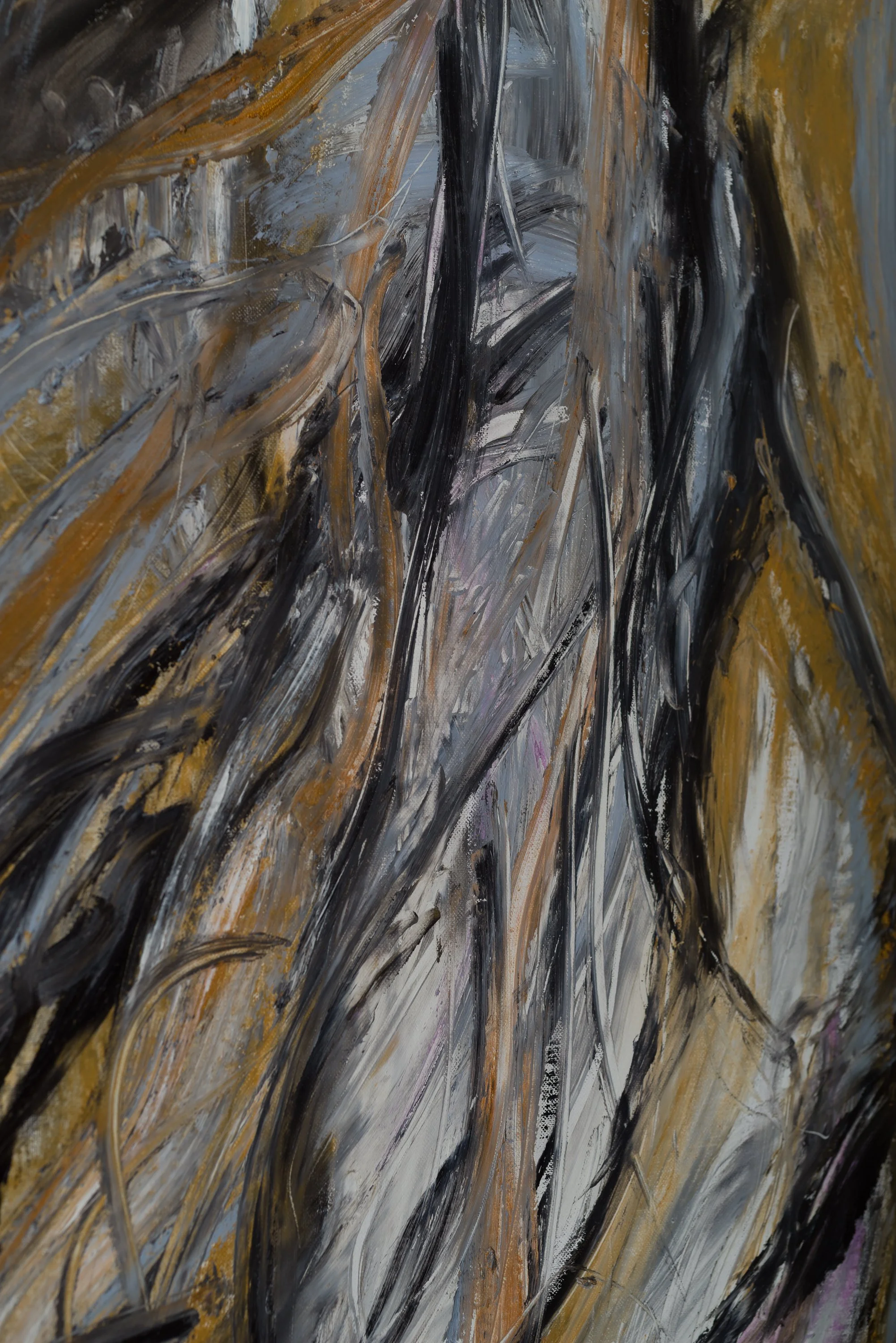Untitled 12, oil on canvas, 223 x 180 cm, march 2025