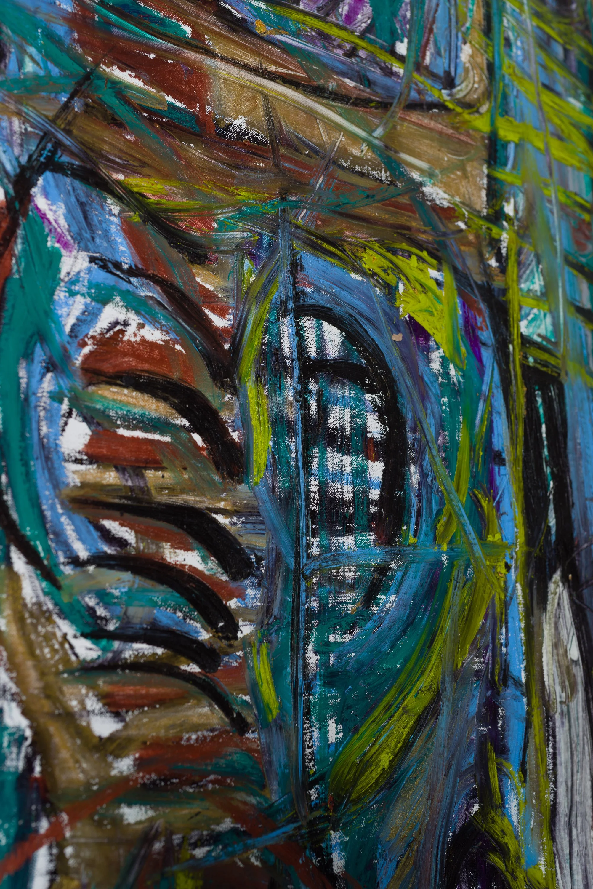 Untitled 2, oil on canvas, 186 x 187 cm, jan 2025