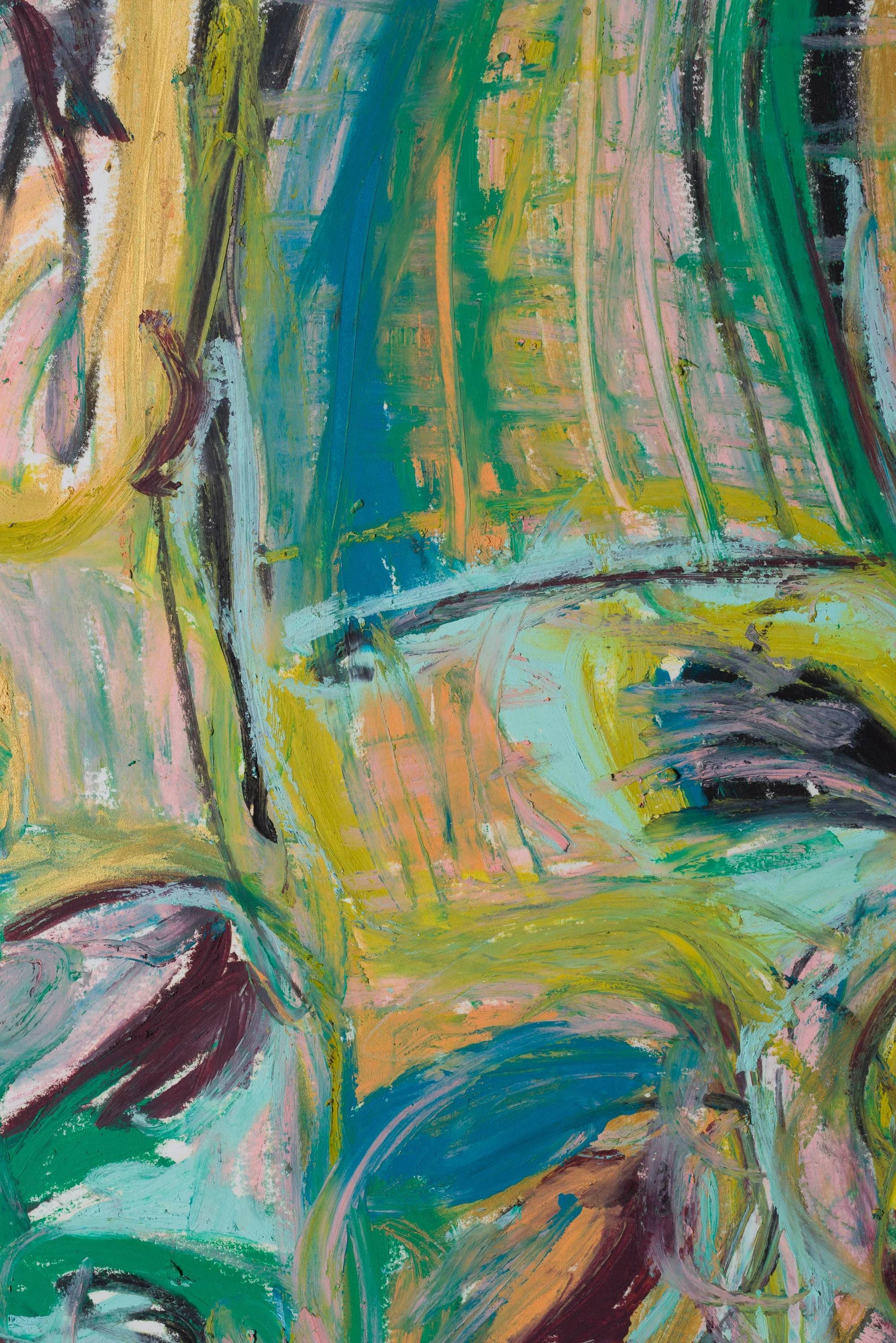 Drawing 16, oil on paper, 76 x 56 cm, 2025