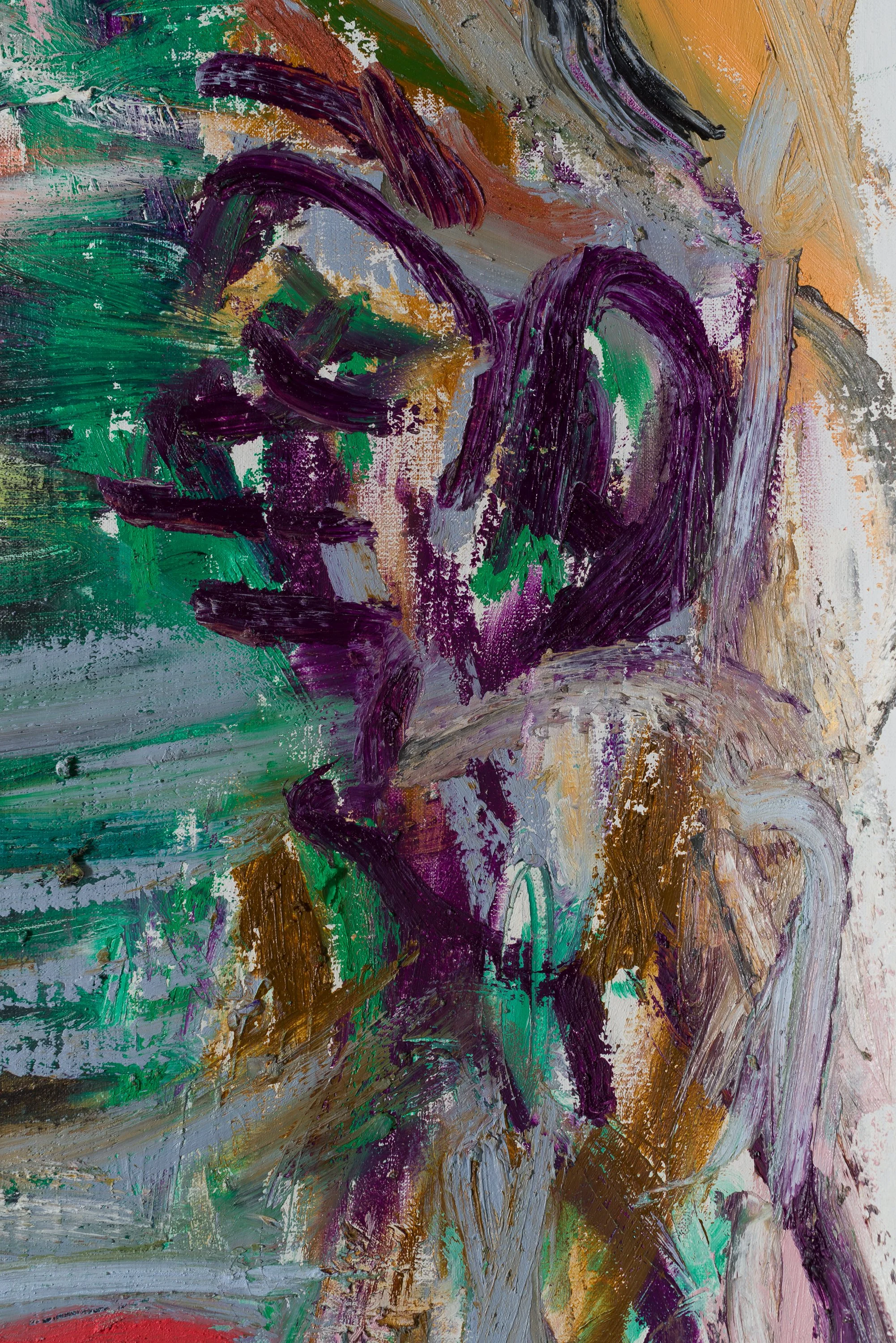 Untitled 9, oil on canvas, 223 x 170 cm, march 2025