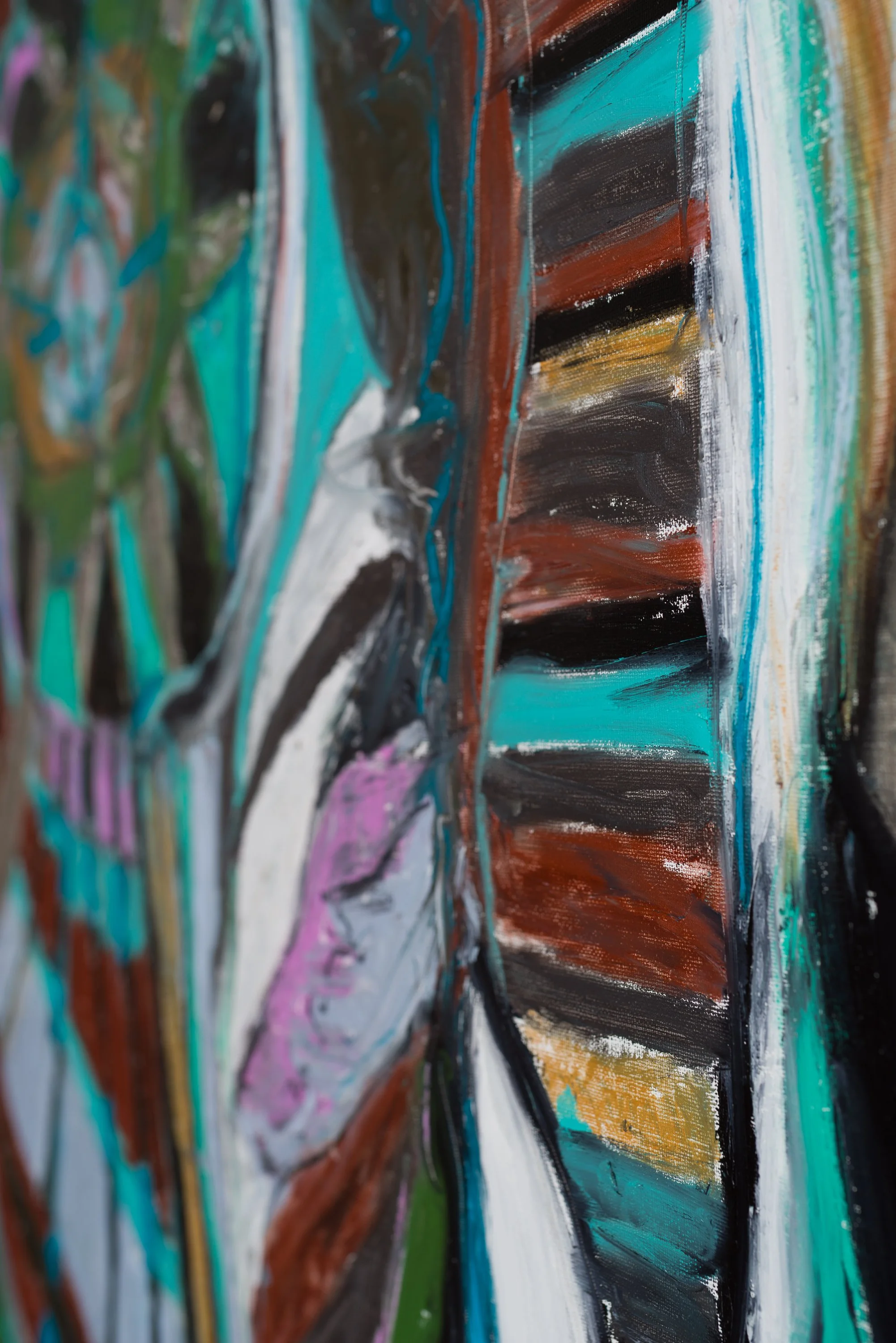 Untitled 7, oil on canvas, 225 x 150 cm, april 2025