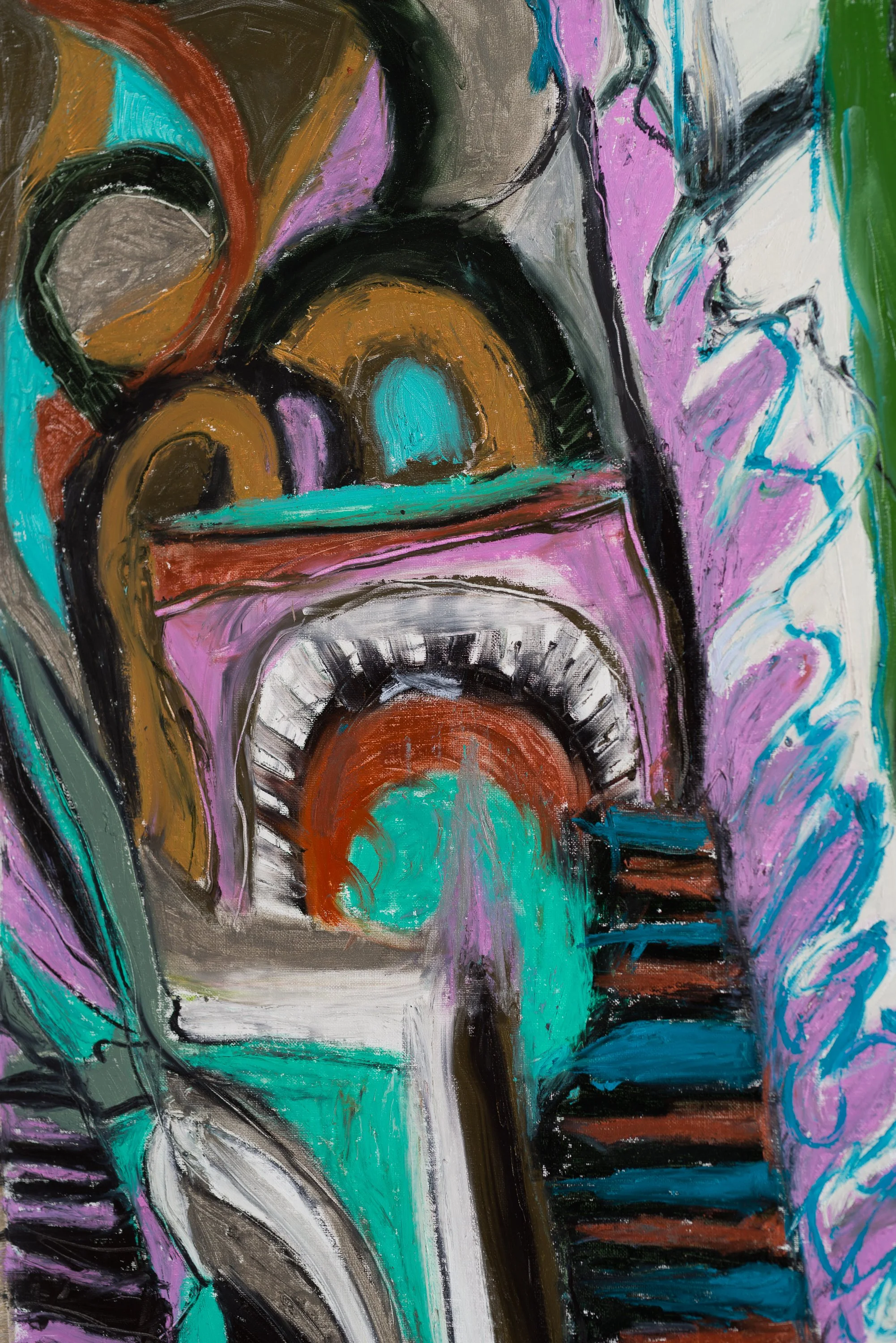 Untitled 7, oil on canvas, 225 x 150 cm, april 2025