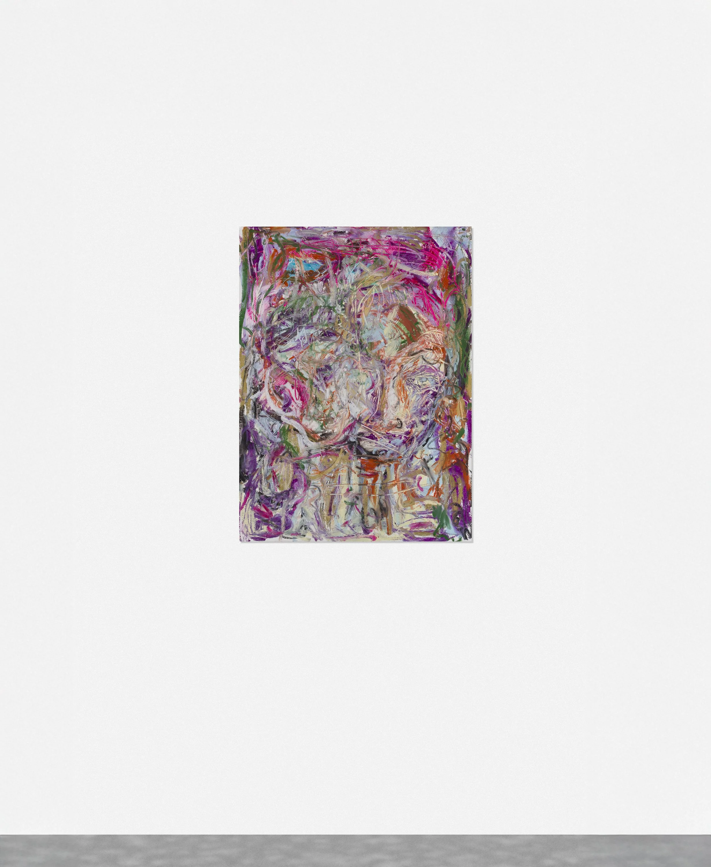 Drawing 10, oil on paper, 76 x 56 cm, 2025